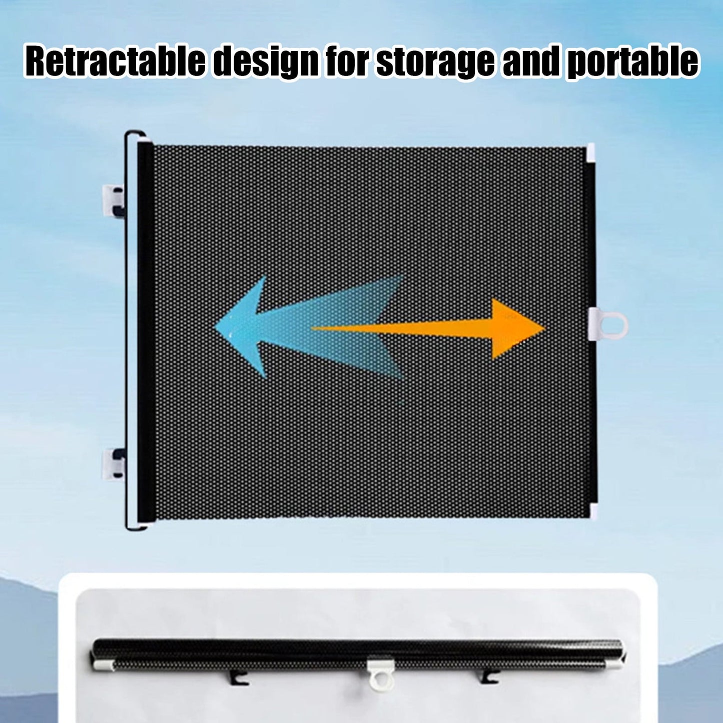 PALIFEUR Retractable Baby Gates for Stairs, 50"Wide Dog Gate for Doorways, 16"/20"Tall No-Punch Jumping Proof Pet Fence Safety Essentials for Stairs, Toddler, Dogs, Pets, Indoor Outdoor S