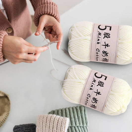 PALIFEUR Cotton Yarn Soft Cotton Yarn for Crocheting and Knitting, 1.76 oz/50g Multicolor Crochet yarn for Crafts Home Decorations DIY Toys Knit Clothes Yarn, ( 356 Yard) M