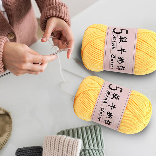 PALIFEUR Cotton Yarn Soft Cotton Yarn for Crocheting and Knitting, 1.76 oz/50g Multicolor Crochet yarn for Crafts Home Decorations DIY Toys Knit Clothes Yarn, ( 356 Yard) P