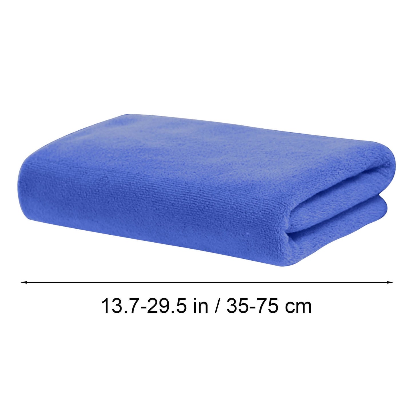 PALIFEUR Microfiber Towel 29.5x13.8", 2 PACK Soft Lightweight Bath Towels Quick-Drying Towels Highly Absorbent Wash Cloths, Towels for Bathroom, Body, Gym, Shower, Hotel(White) A_#Blue【2pcs】