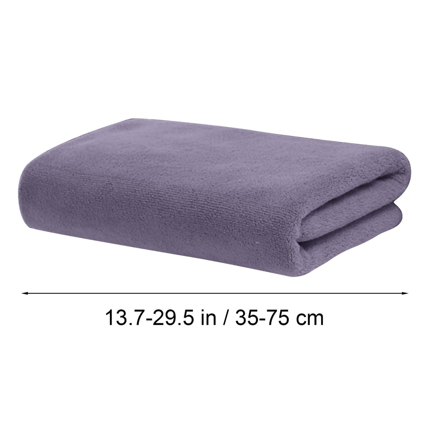PALIFEUR Microfiber Towel 29.5x13.8", 2 PACK Soft Lightweight Bath Towels Quick-Drying Towels Highly Absorbent Wash Cloths, Towels for Bathroom, Body, Gym, Shower, Hotel(White) A_#Gray【2pcs】