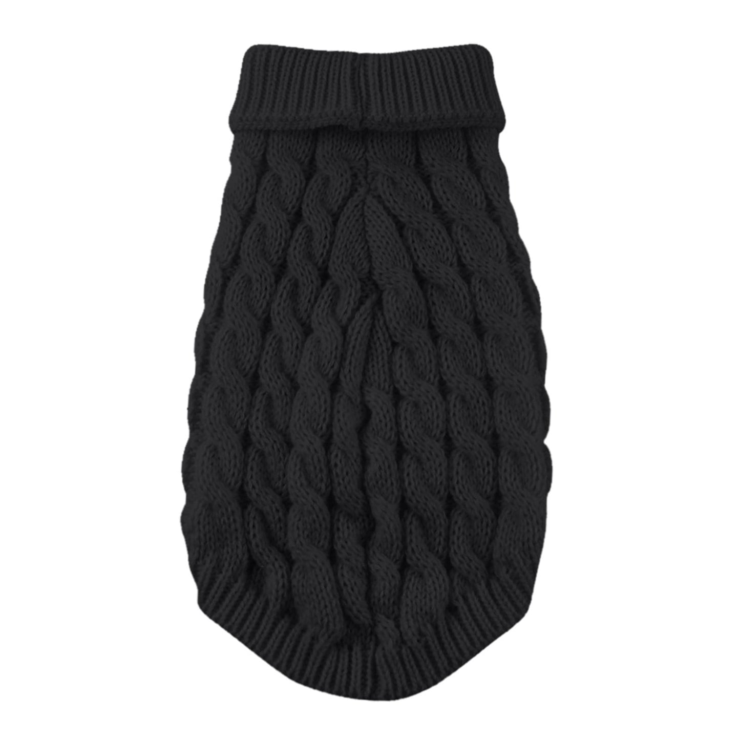 Xuniizn Dog Sweater for Small Medium Dogs, Warm Comfortable Winter Pet Clothes, Cute Knitted Sleeveless Pet Sweaters for Puppies, Cats, Dog Apparel & Accessories M Black