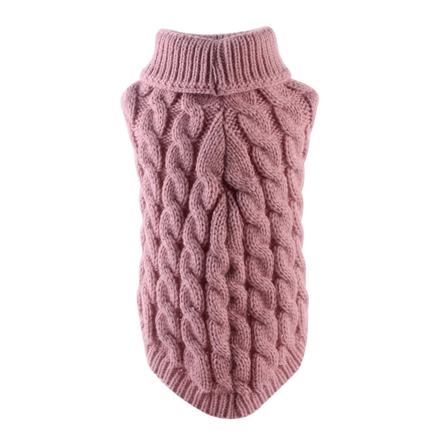 Xuniizn Dog Sweater for Small Medium Dogs, Warm Comfortable Winter Pet Clothes, Cute Knitted Sleeveless Pet Sweaters for Puppies, Cats, Dog Apparel & Accessories S Hot Pink