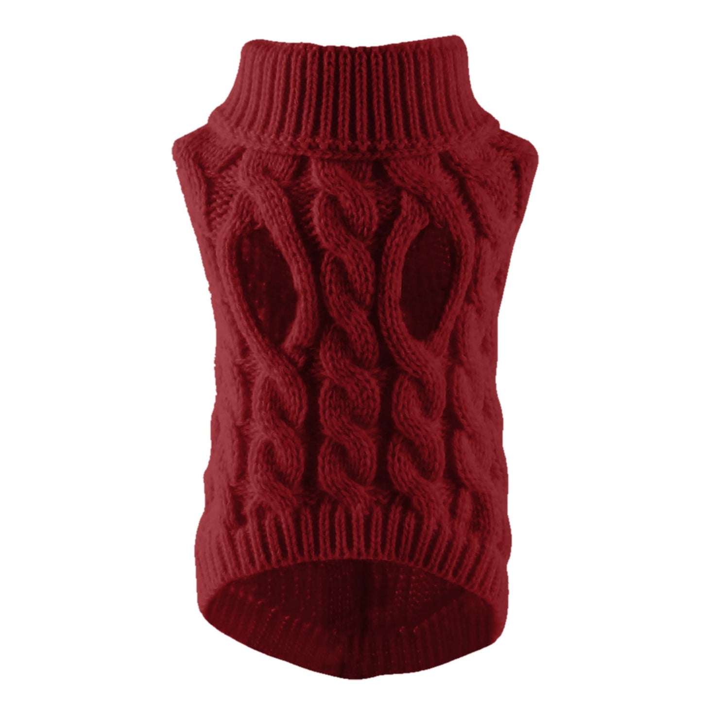 Xuniizn Dog Sweater for Small Medium Dogs, Warm Comfortable Winter Pet Clothes, Cute Knitted Sleeveless Pet Sweaters for Puppies, Cats, Dog Apparel & Accessories S Red