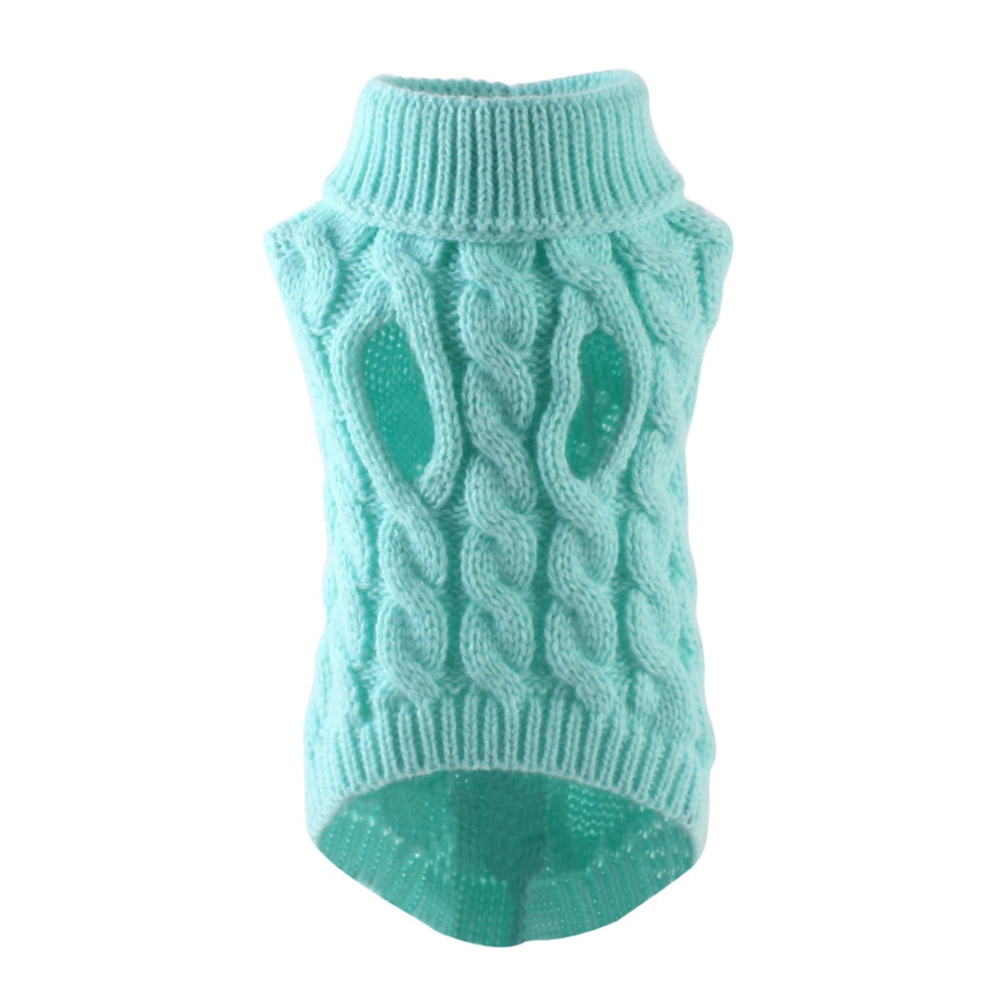 Xuniizn Dog Sweater for Small Medium Dogs, Warm Comfortable Winter Pet Clothes, Cute Knitted Sleeveless Pet Sweaters for Puppies, Cats, Dog Apparel & Accessories XL Sky Blue