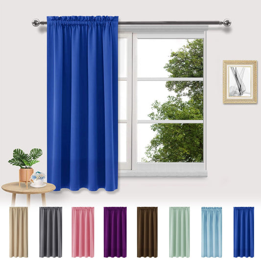 Xuniizn Blackout Curtains for Bedroom Thermal Insulated - 100%Polyester Black Out Curtains 2 Panels Set Room Darkening Window Curtains for Living Room, Light Blue CTN-GN