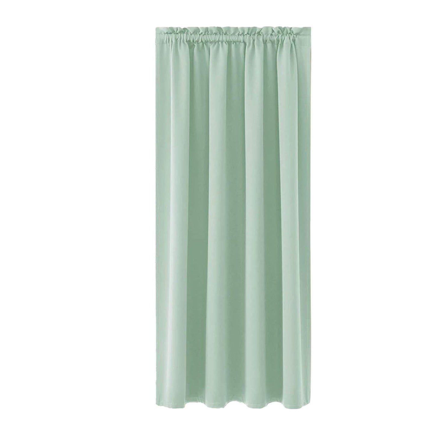 Xuniizn Blackout Curtains for Bedroom Thermal Insulated - 100%Polyester Black Out Curtains 2 Panels Set Room Darkening Window Curtains for Living Room, Light Blue CTN-GN