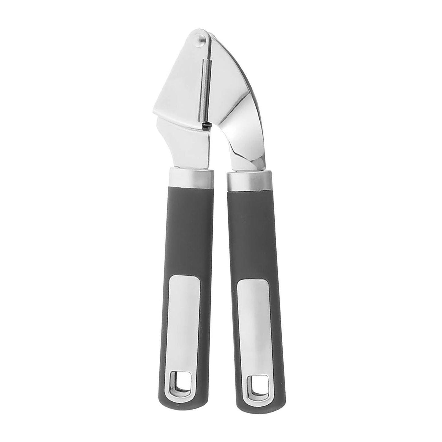 Stainless Steel Garlic Press Rocker, Garlic Mincer With Studs, Heavy Duty Garlic Chopper, Effective Garlic Peeler, Easy to Clean Kitchen Gadget for Minced Garlic, Dishwasher Safe 【Best Seller】E