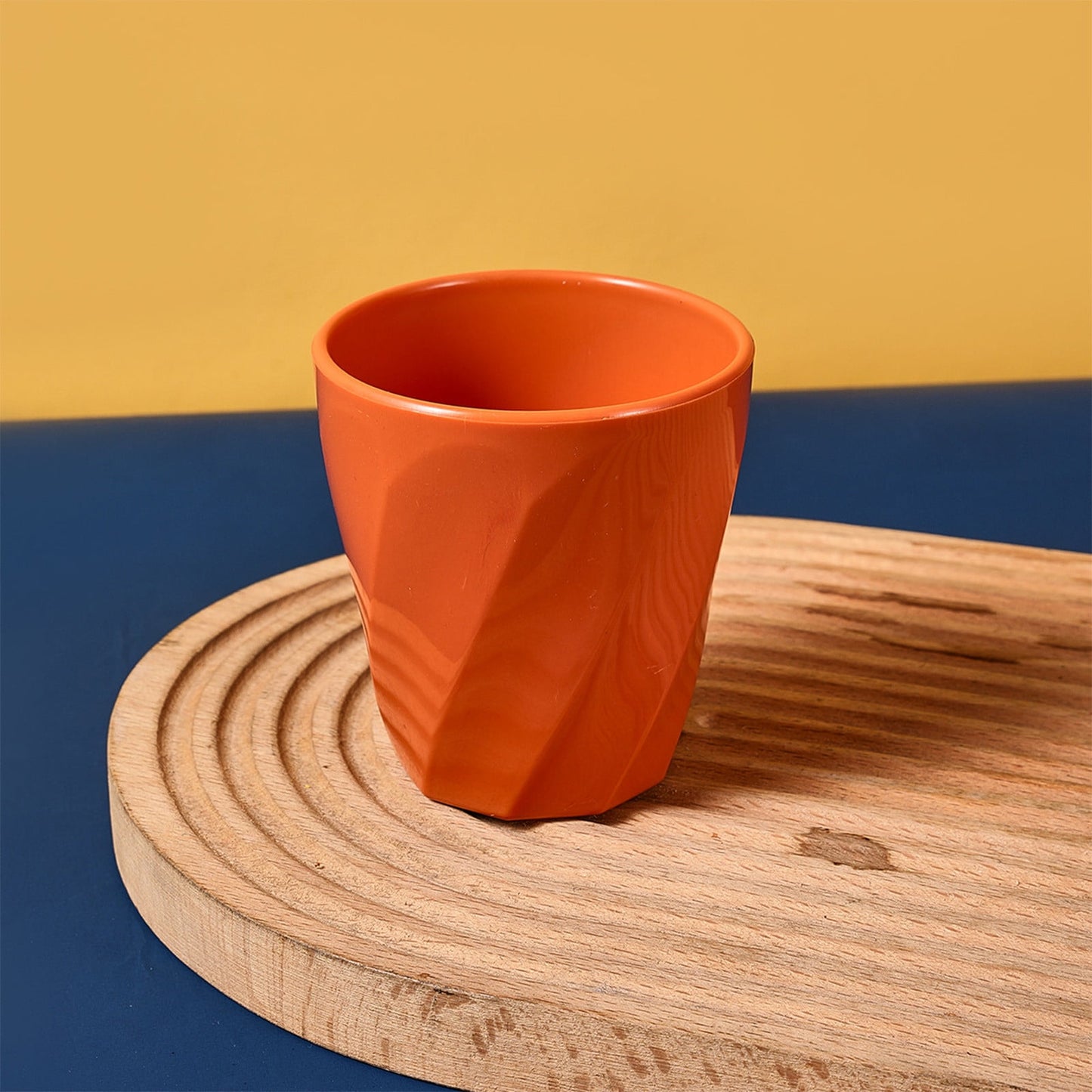 Tyidzon Unbreakable Plastic Cups Reusable Multi-Purpose Plastic Cups, Drinking Cup for Kitchen, Bpa-Free, Dishwasher and Microwave Safe Orange