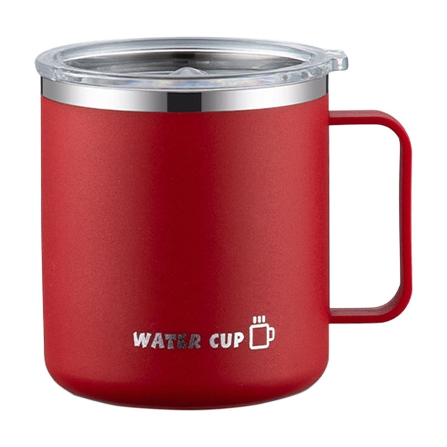 Insulated Coffee Mug with Handle & Lid - 17oz Stainless Steel Travel Tumbler, Double Wall Vacuum (Black) by PALIFEUR 08_【Leak-Proof Upgrade】 360° Spill-Proof Sealed Coffee Mug
