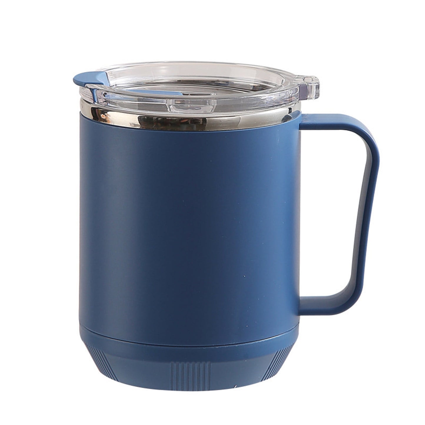 Insulated Coffee Mug with Handle & Lid - 17oz Stainless Steel Travel Tumbler, Double Wall Vacuum (Black) by PALIFEUR 12_【Travel Must-Have】 Car Cup Holder Leak-Proof Coffee Tumbler