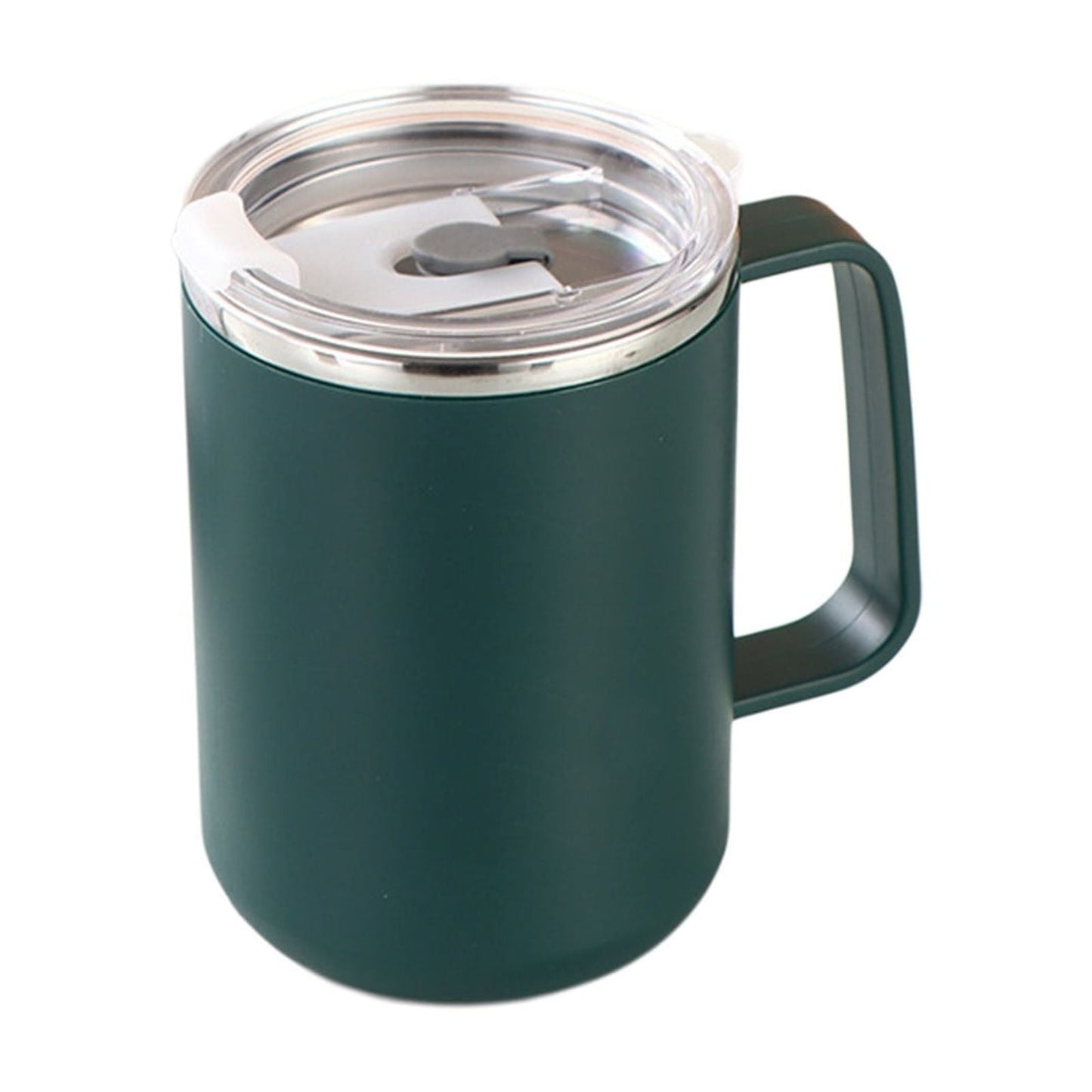 Insulated Coffee Mug with Handle & Lid - 17oz Stainless Steel Travel Tumbler, Double Wall Vacuum (Black) by PALIFEUR 23_【Discounted】 Now at a Lower Price - Limited Time Only!