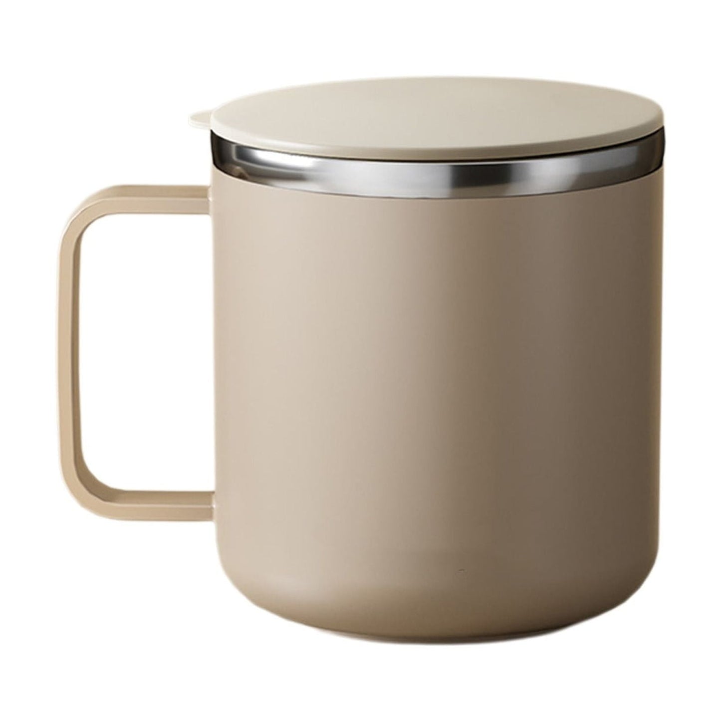Insulated Coffee Mug with Handle & Lid - 17oz Stainless Steel Travel Tumbler, Double Wall Vacuum (Black) by PALIFEUR 29_【Top Seller】 Annual Bestseller Coffee Mug