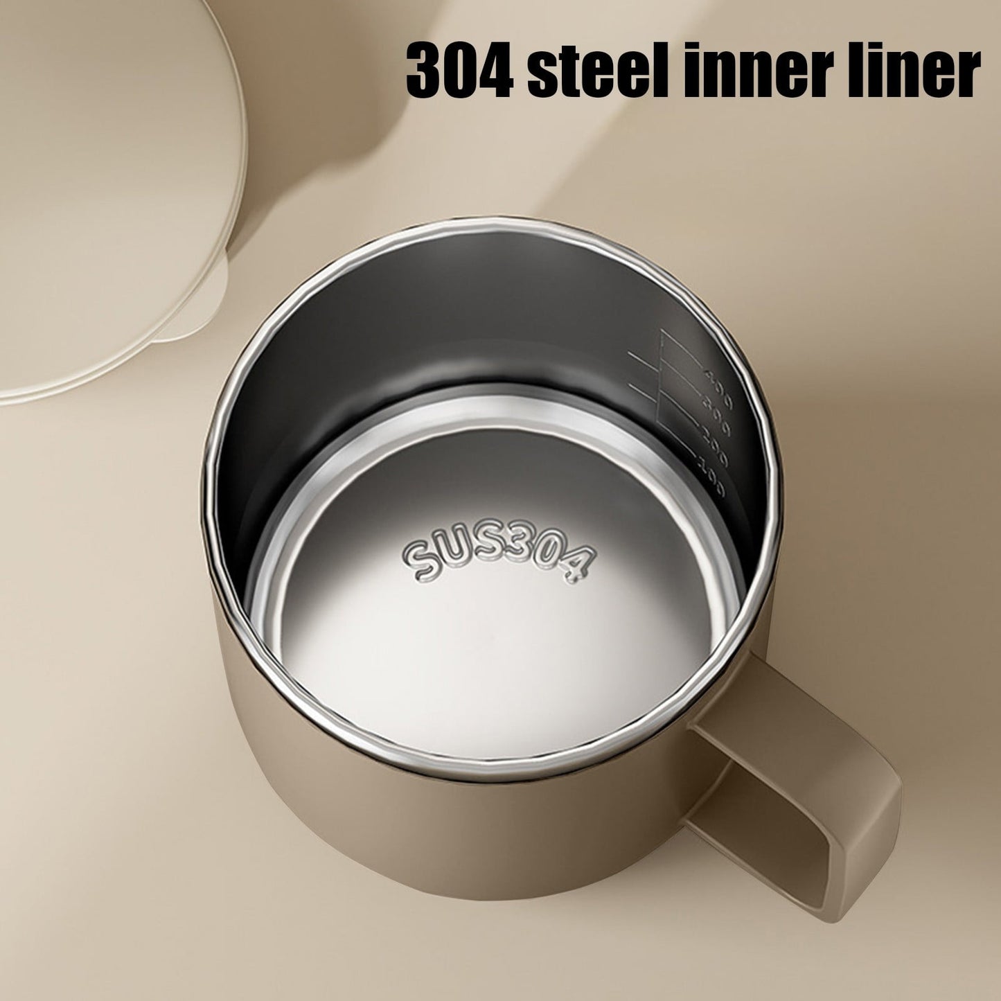 Insulated Coffee Mug with Handle & Lid - 17oz Stainless Steel Travel Tumbler, Double Wall Vacuum (Black) by PALIFEUR 29_【Top Seller】 Annual Bestseller Coffee Mug