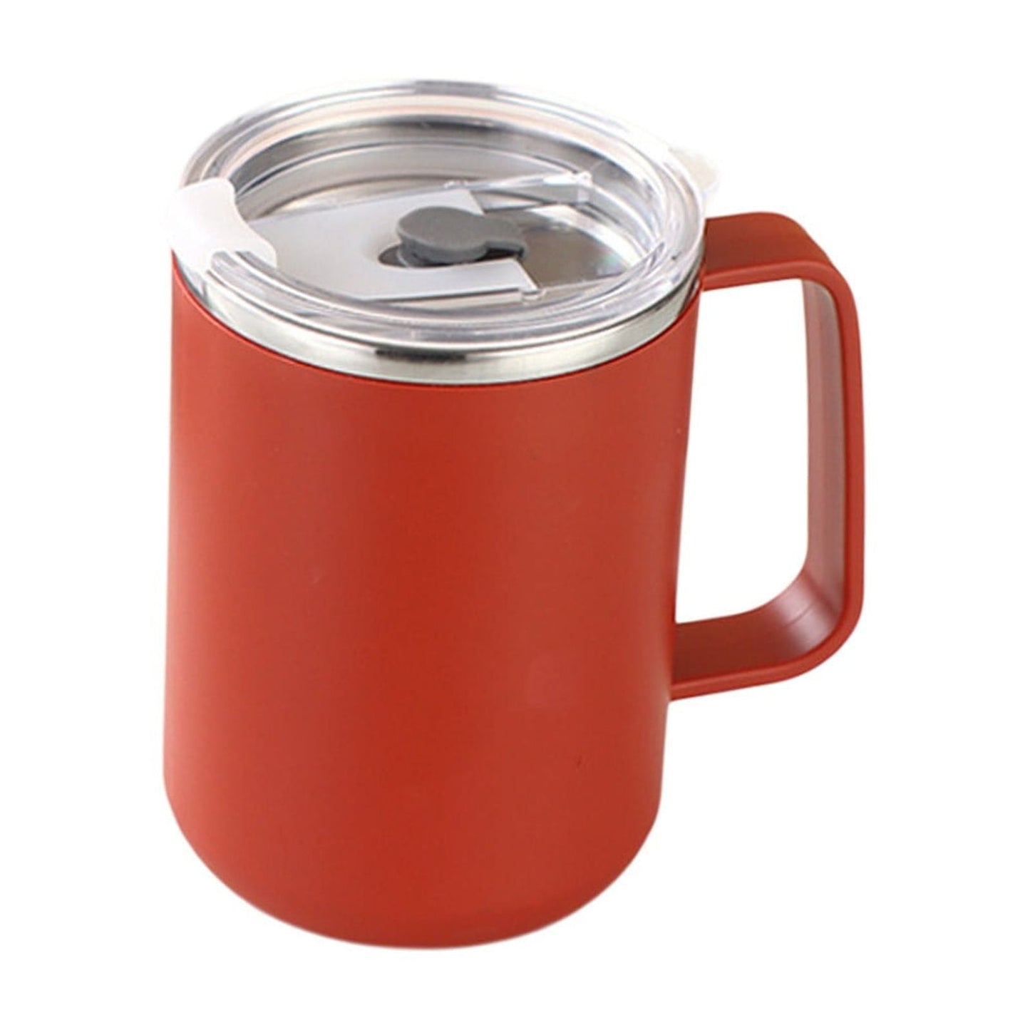 Tyidzon Insulated Coffee Mug, 20oz Stainless Steel Tumbler with Slider Lid Travel Coffee Cups with Handle for Camping Office Home, Blue Y_#Red