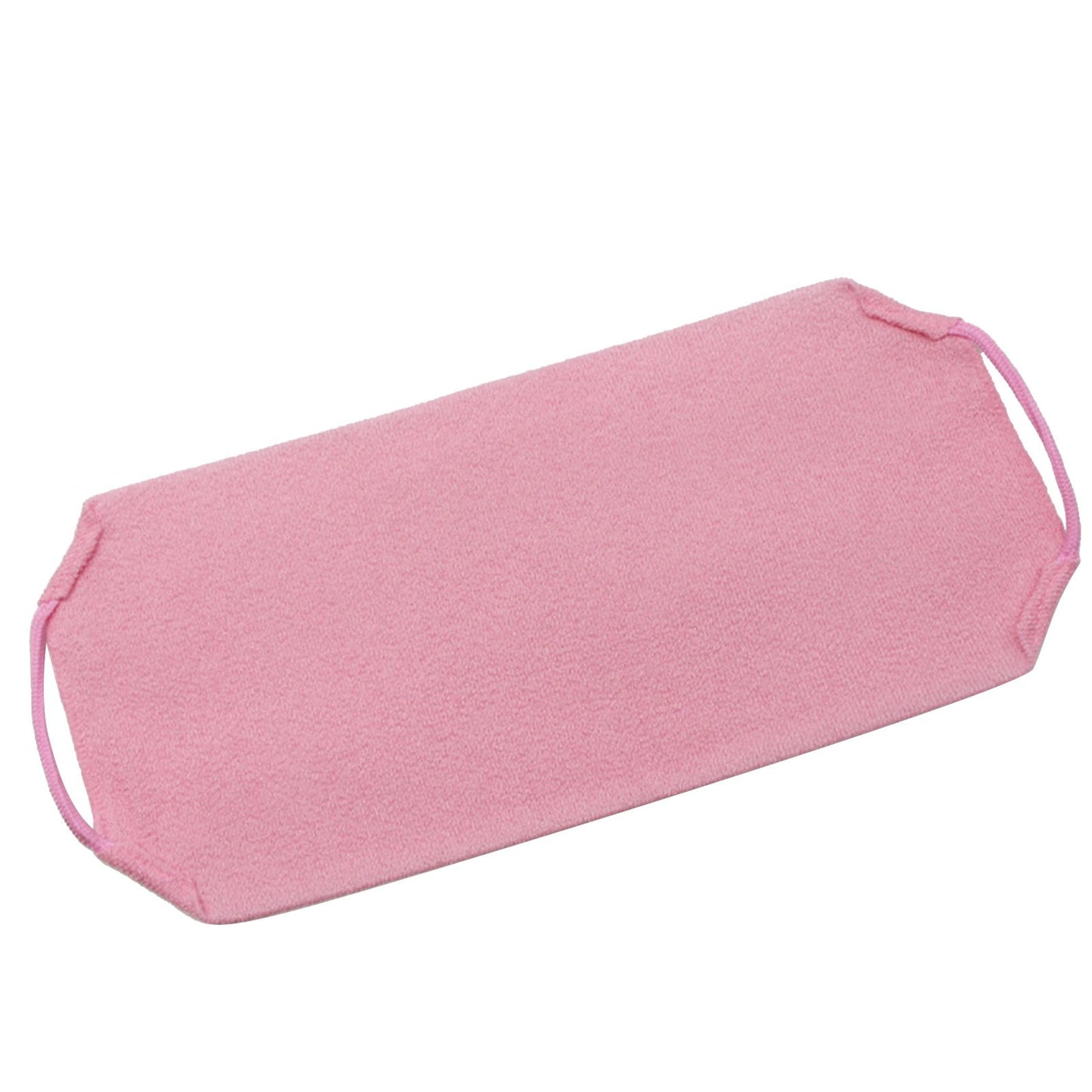 Tyidzon Exfoliating Back Scrubber with Handles, 17.7 Inch Double-Sided Back Exfoliator Body Scrub Towel, Exfoliating Washcloth Bath Tool for Use in Shower, Back Washer to Clean Your Skin for Women Pink