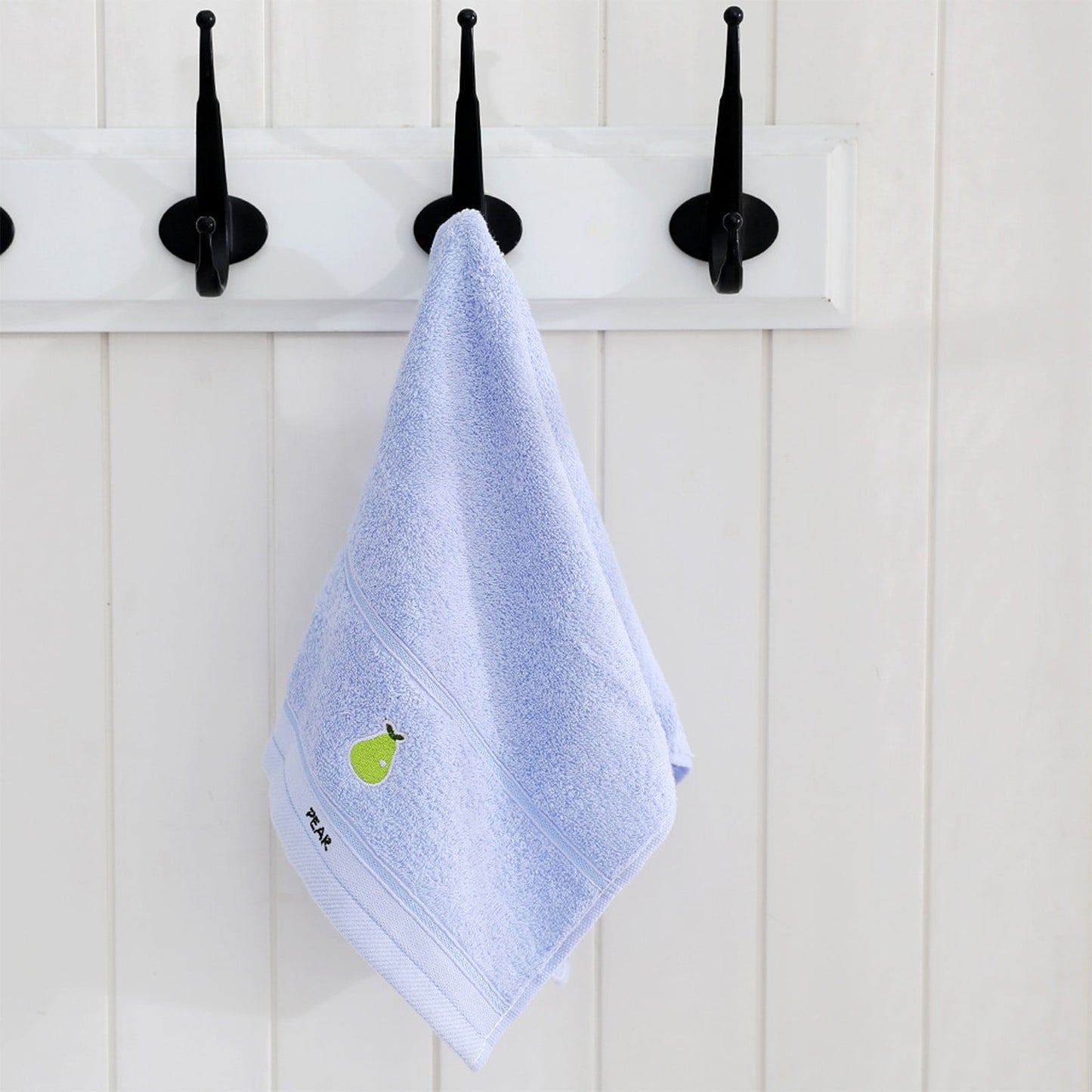 Tyidzon Premium Towels for Kids, Cotton Ultra Soft Hand Towels for Bathroom, Small Lightweight Face Towels for Children Bath(Blue, 10x20") Blue