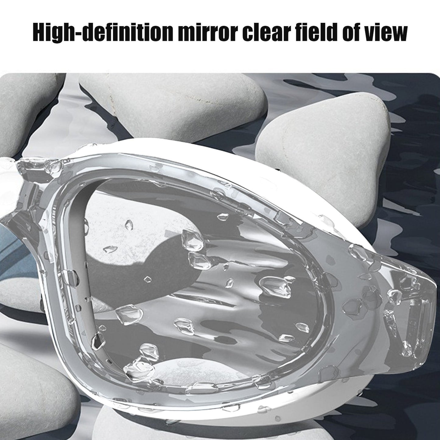 Large Frame Swim Goggles for Adults - Electroplated Anti-Fog HD Myopia Swimming Goggles with Adjustable Nose Cover, Leak-Proof Seal for Men & Women, Pool & Open Water by PALIFEUR 03_Large Frame Pool Goggles Adult_C