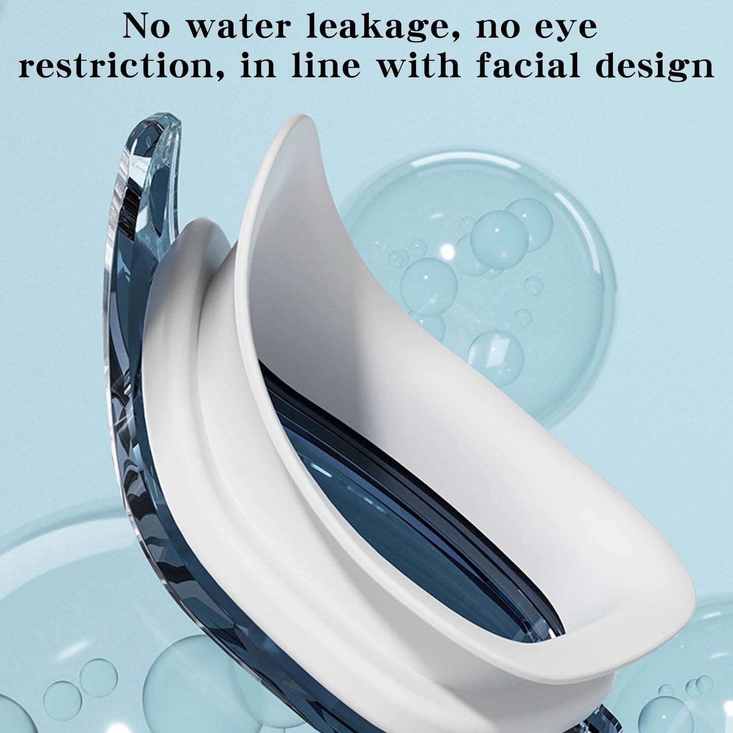 Large Frame Swim Goggles for Adults - Electroplated Anti-Fog HD Myopia Swimming Goggles with Adjustable Nose Cover, Leak-Proof Seal for Men & Women, Pool & Open Water by PALIFEUR 16_Premium Swim Goggles Bundle Set_WH