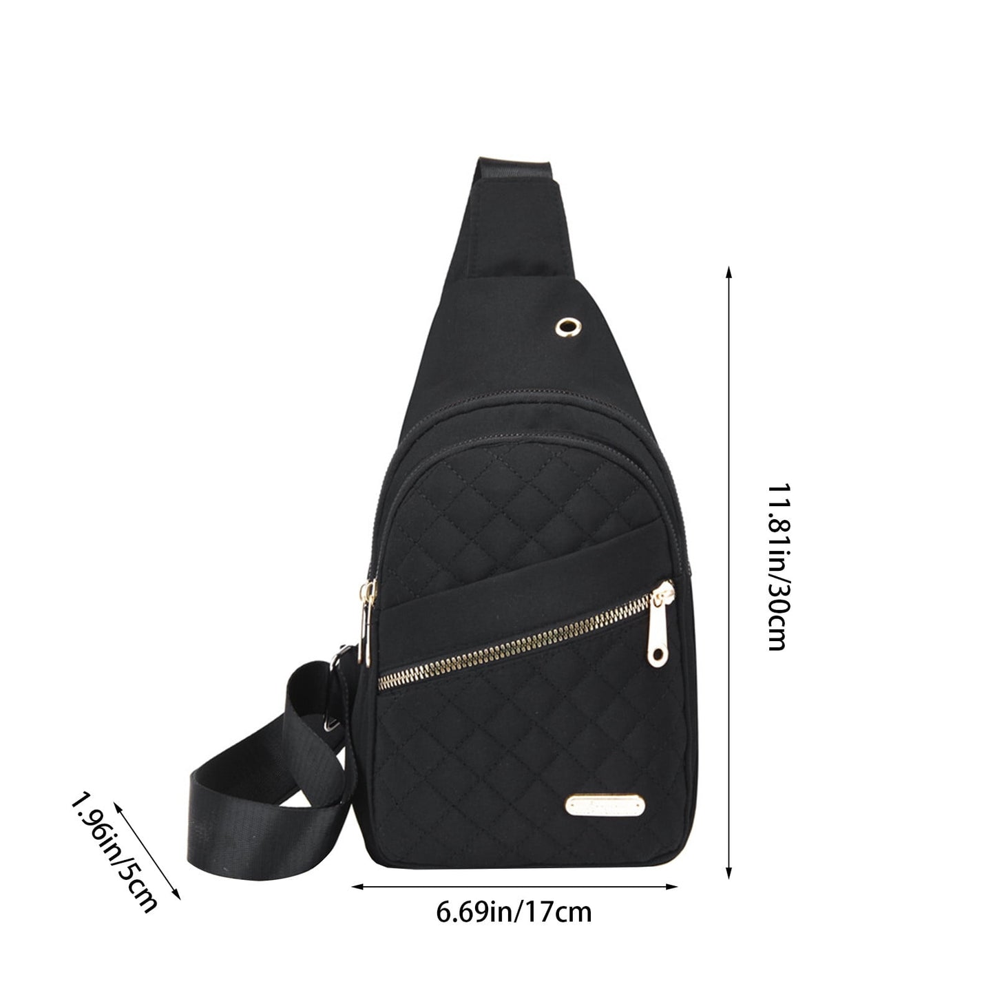Suncoda Sling Bag for Women, Crossbody Sling Backpack Small Sling Bag Multipurpose Crossbody Shoulder Bag Travel Hiking Backpack, Sling Bag for Men #1-Black