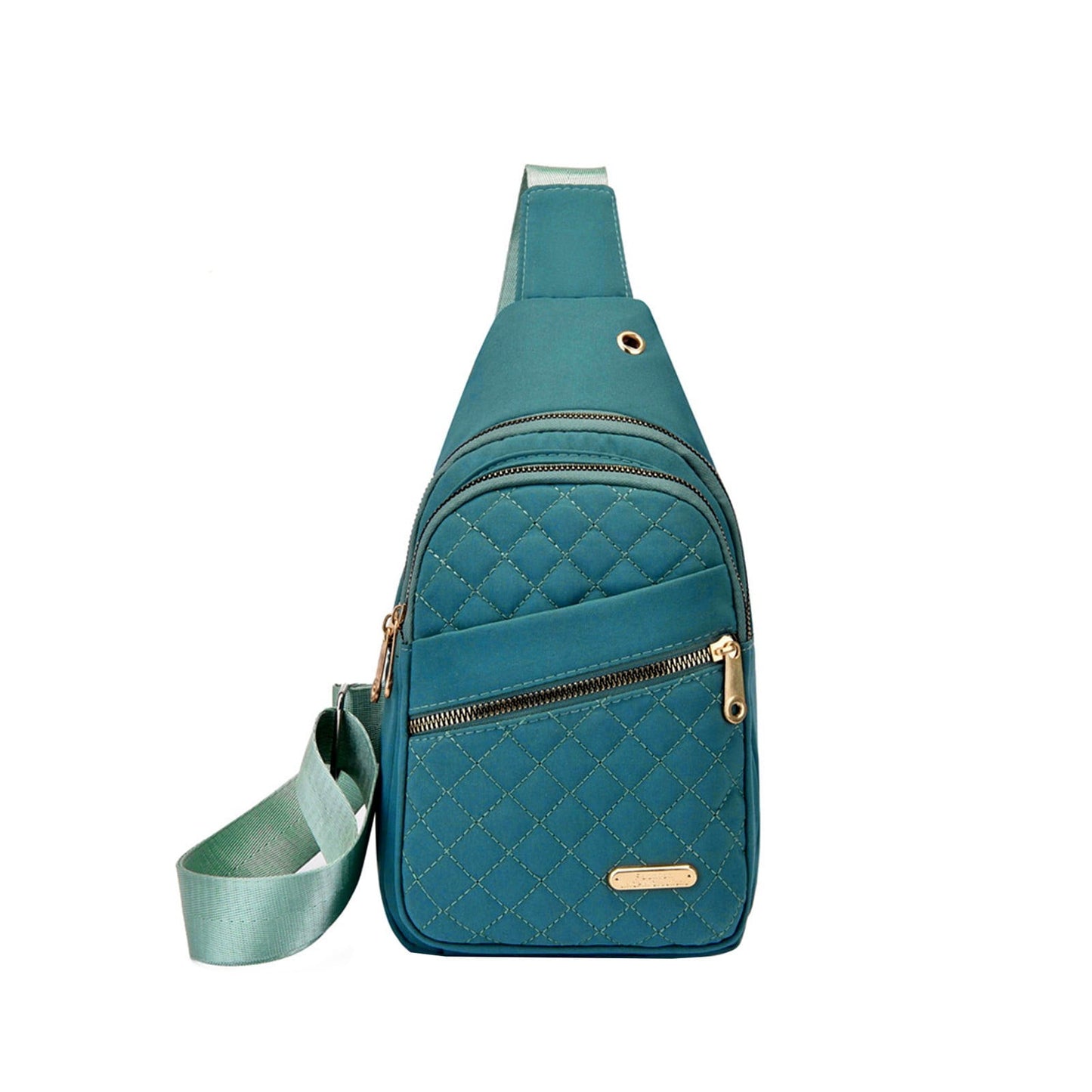 Suncoda Sling Bag for Women, Crossbody Sling Backpack Small Sling Bag Multipurpose Crossbody Shoulder Bag Travel Hiking Backpack, Sling Bag for Men #1-Green
