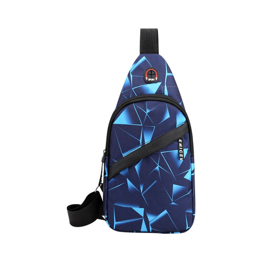 Suncoda Sling Bag for Women, Crossbody Sling Backpack Small Sling Bag Multipurpose Crossbody Shoulder Bag Travel Hiking Backpack, Sling Bag for Men #4-Blue
