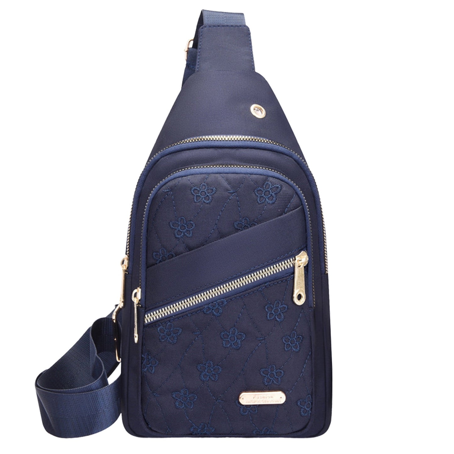 Suncoda Sling Bag for Women, Crossbody Sling Backpack Small Sling Bag Multipurpose Crossbody Shoulder Bag Travel Hiking Backpack, Sling Bag for Men #5-Blue