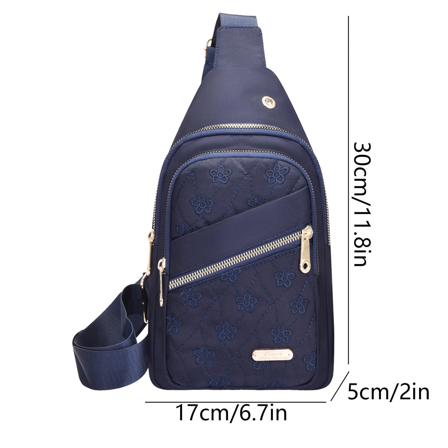 Suncoda Sling Bag for Women, Crossbody Sling Backpack Small Sling Bag Multipurpose Crossbody Shoulder Bag Travel Hiking Backpack, Sling Bag for Men #5-Blue