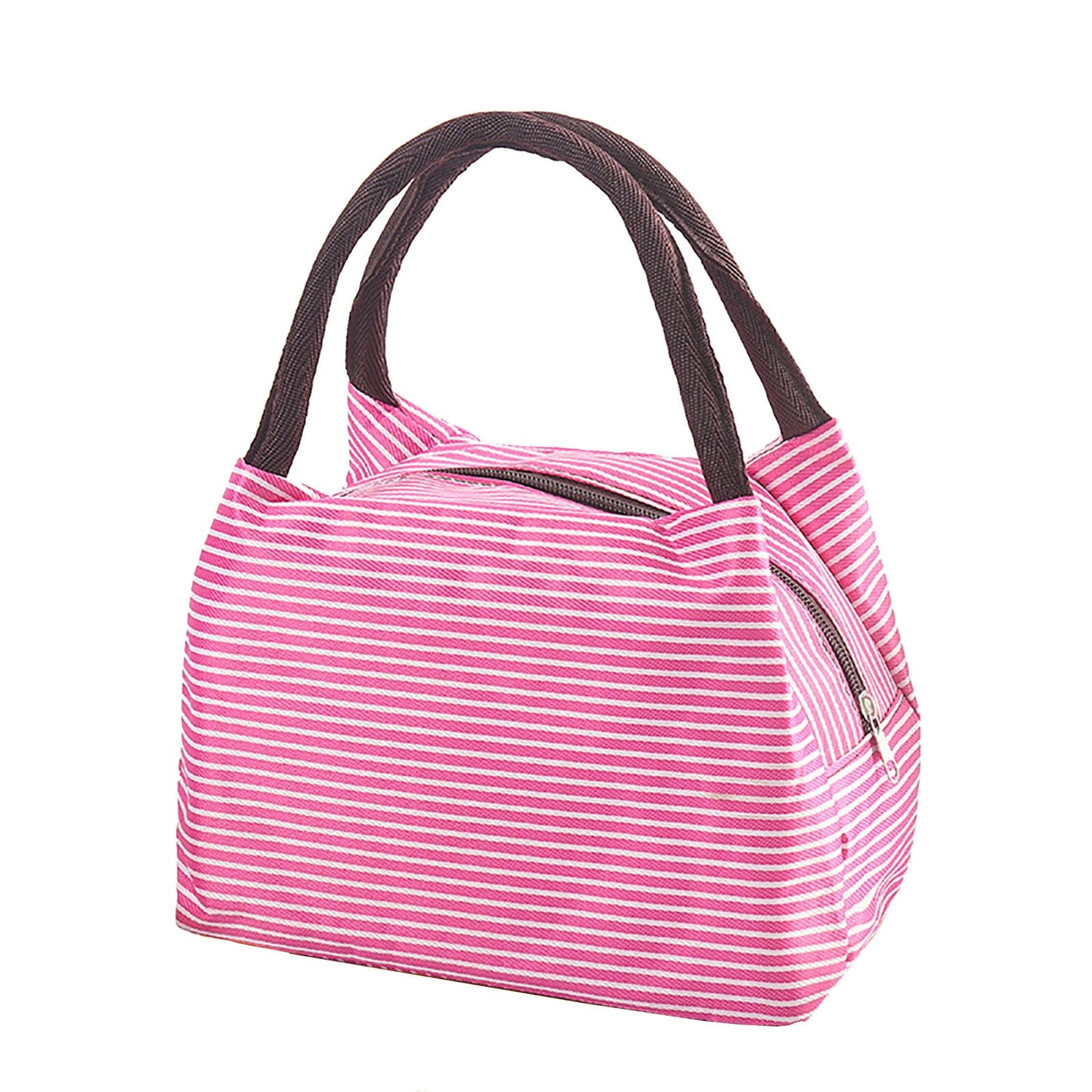 Under $1 Tyidzon Lunch Box Lunch Bag For Women Insulated Lunch Bag Reusable Tote Cooler Bag Lunchbox Suitable for Work, Travel, Outdoor Pink