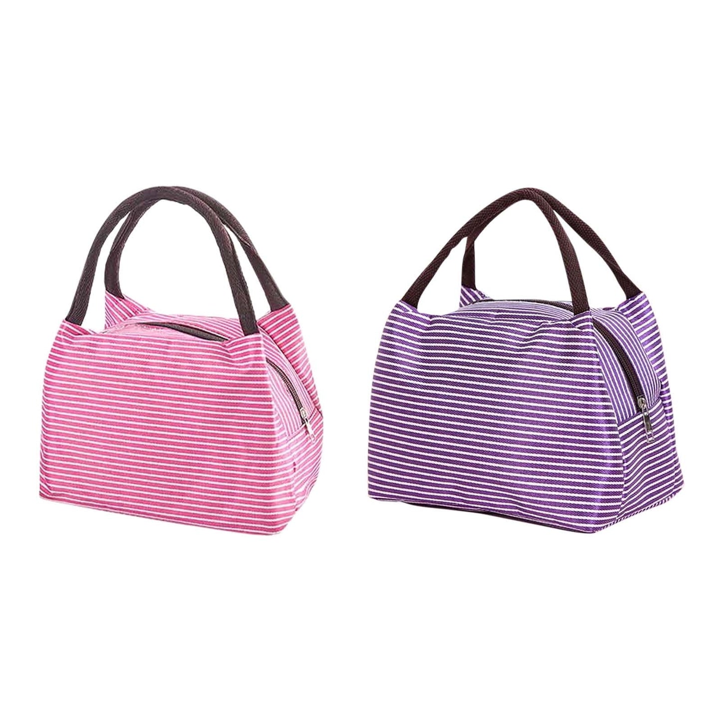 Under $1 Tyidzon Lunch Box Lunch Bag For Women Insulated Lunch Bag Reusable Tote Cooler Bag Lunchbox Suitable for Work, Travel, Outdoor Pink
