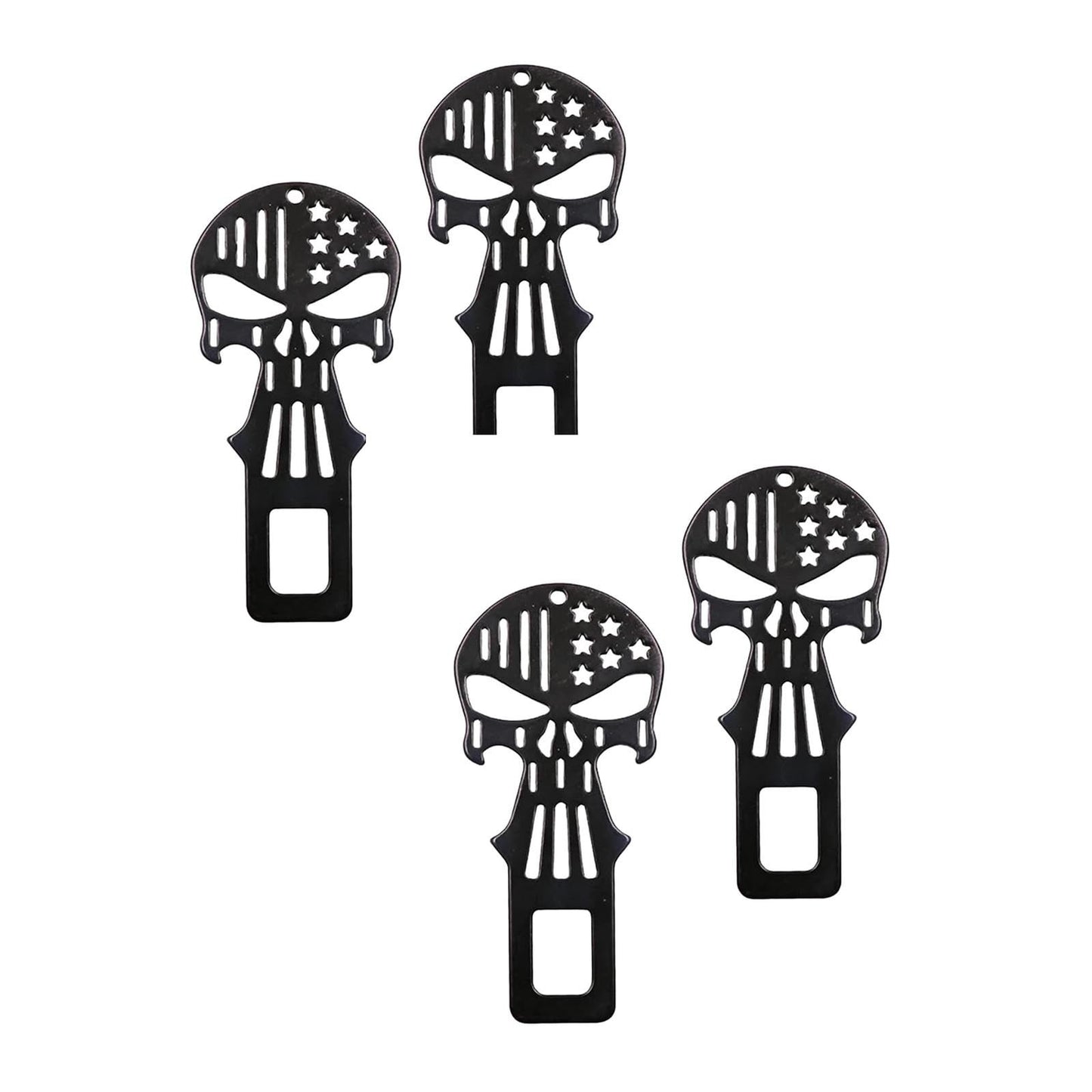 4pcs Seat Belt Accessories Multiple Locking Tongue Seat Belt Components Stronger Multifunctional Bottle Opener
