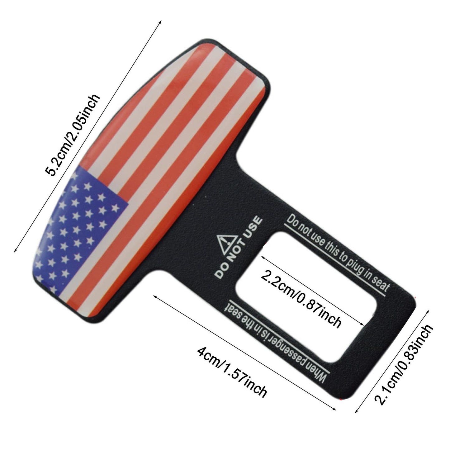 4pcs Seat Belt Accessories Multiple Locking Tongue Seat Belt Components Stronger Multifunctional Bottle Opener