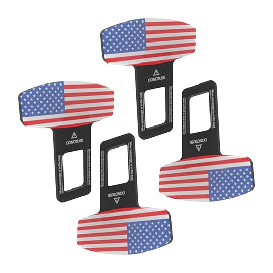 4pcs Seat Belt Accessories Multiple Locking Tongue Seat Belt Components Stronger Multifunctional Bottle Opener