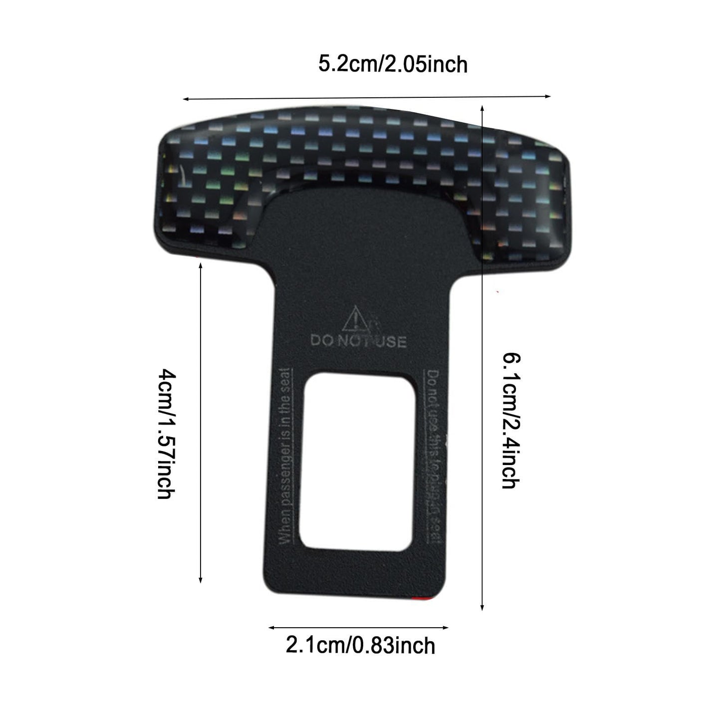4pcs Seat Belt Accessories Multiple Locking Tongue Seat Belt Components Stronger Multifunctional Bottle Opener