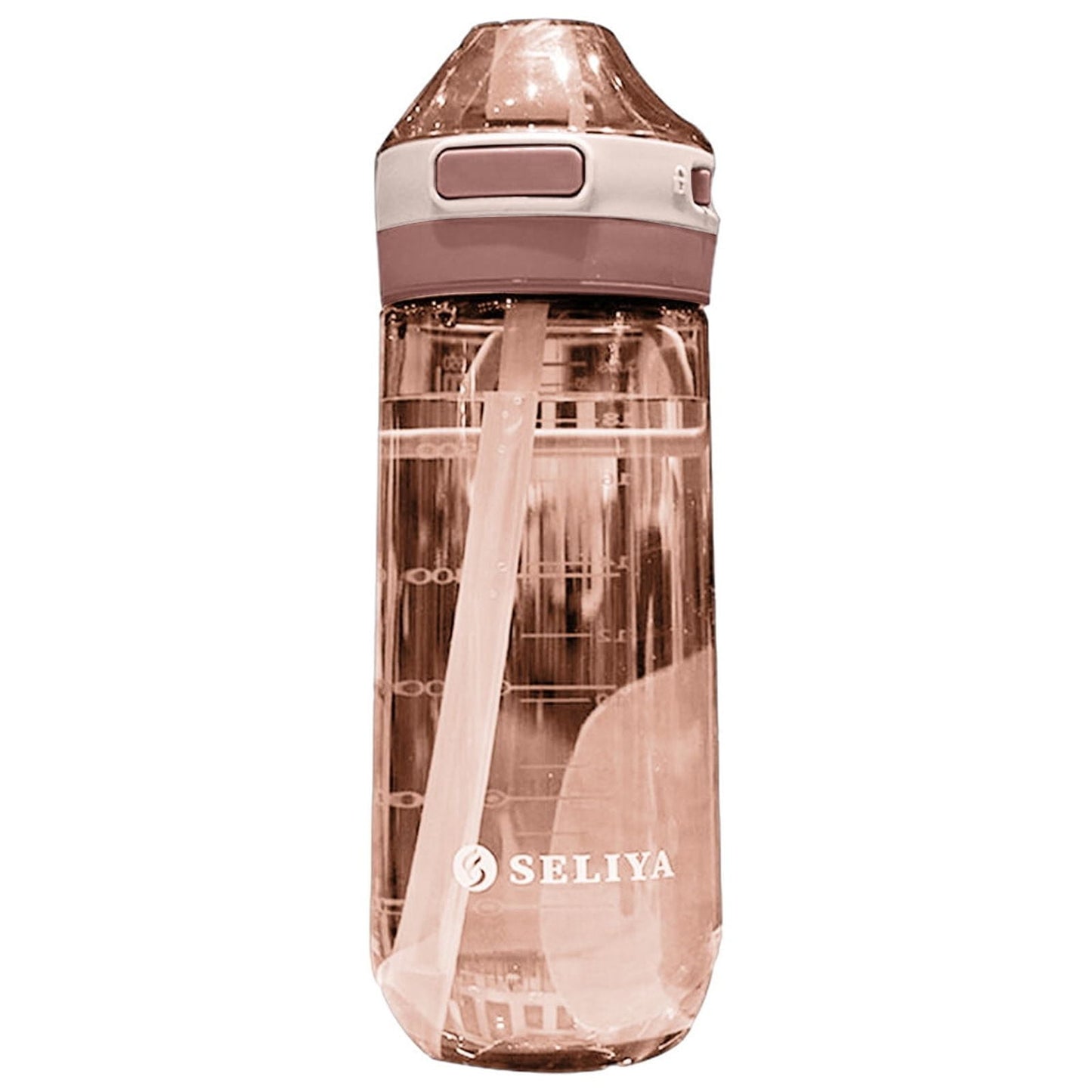 Tyidzon Straw Water Bottle, Water Bottle Cup for Kids/Toddlers Ages 3+ Spill Proof Leak Proof, Water Bottles Great for School Sports Daycare & Camp Pink