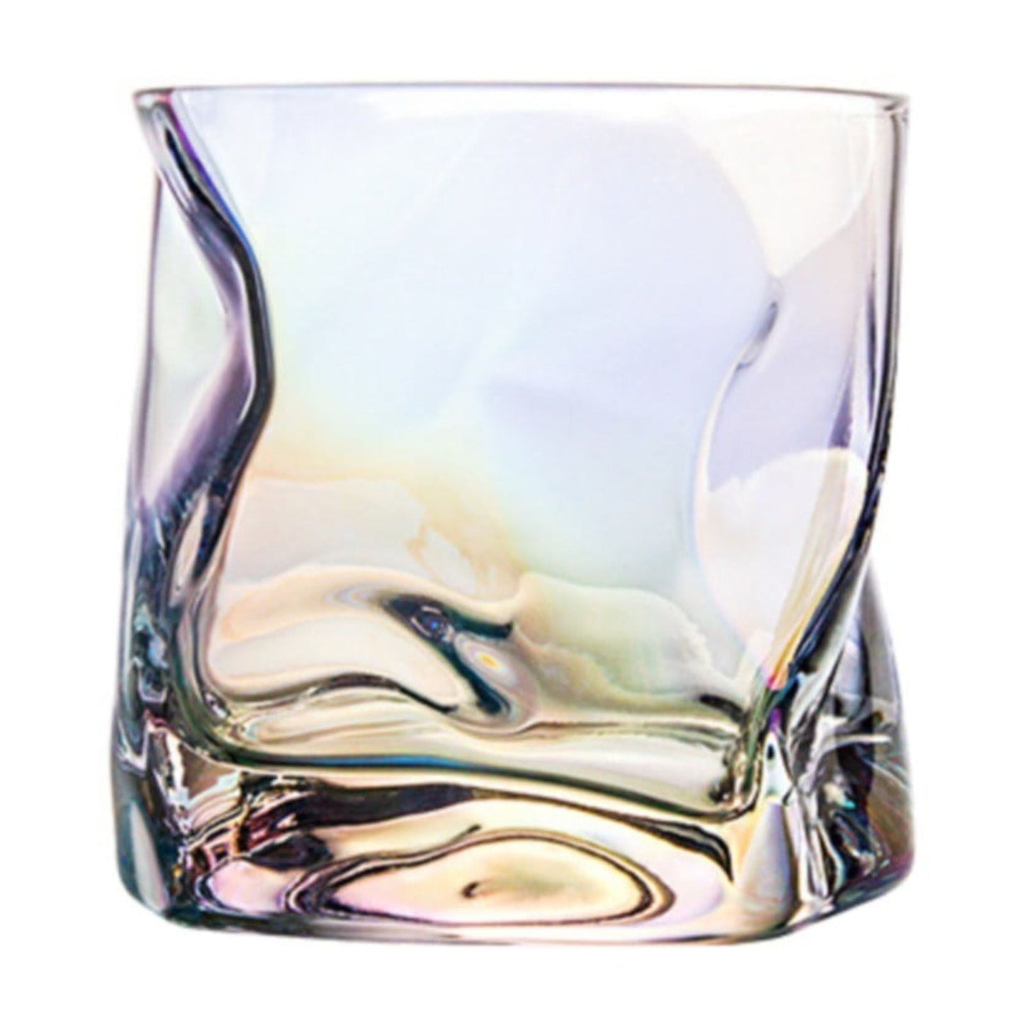 JWDX Glass and Bottle Clearance, Special Shaped Glass Whisky Glass Wind Design Irregular Cup Frosted Cup. As shown