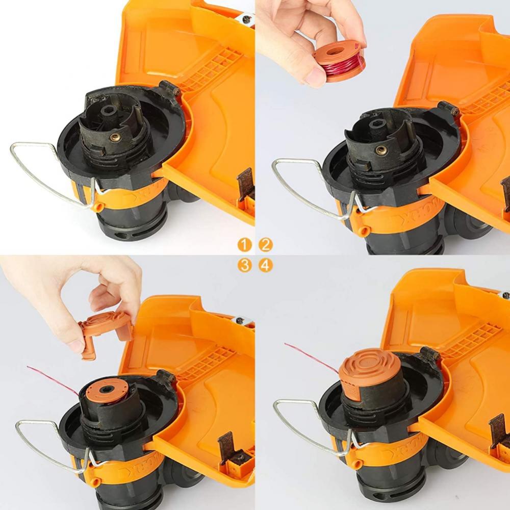Spool Cap Cover for Worx,Trimmer Replacement Spool Cap Covers for Worx,Suitable for Worx Weed Eater (3 Pack)