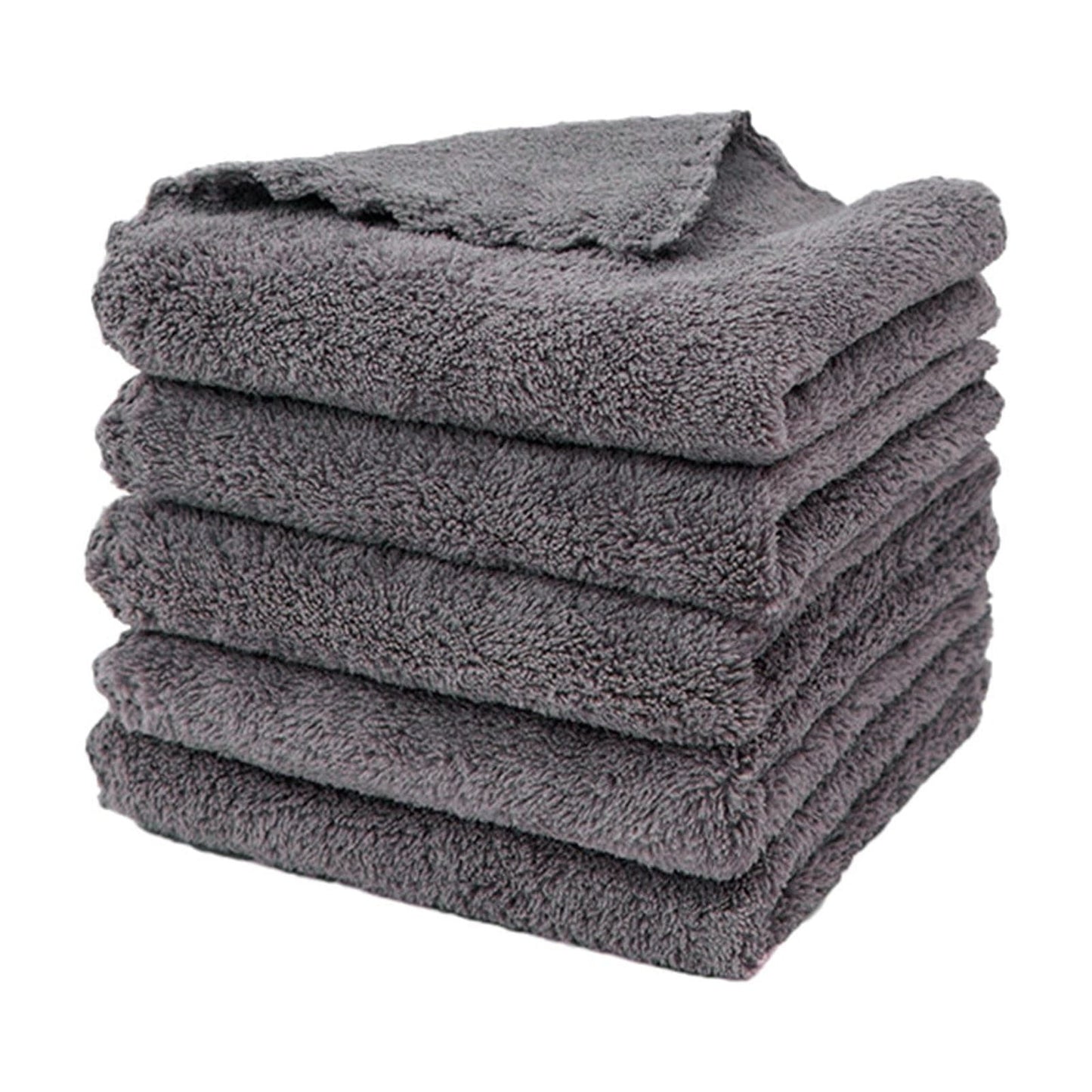0.04lb Once for All Safe Food-Grade Items: Kitchen Cleaning Supplies! 1 Pack of Fiber Cleaning Cloth Available in 4 Colors (Green/White/Yellow/Black), Daily Home Products Kitchen Utensils Set Black