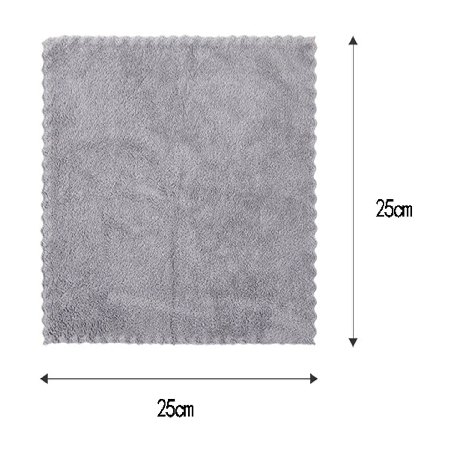 0.04lb Once for All Safe Food-Grade Items: Kitchen Cleaning Supplies! 1 Pack of Fiber Cleaning Cloth Available in 4 Colors (Green/White/Yellow/Black), Daily Home Products Kitchen Utensils Set Black