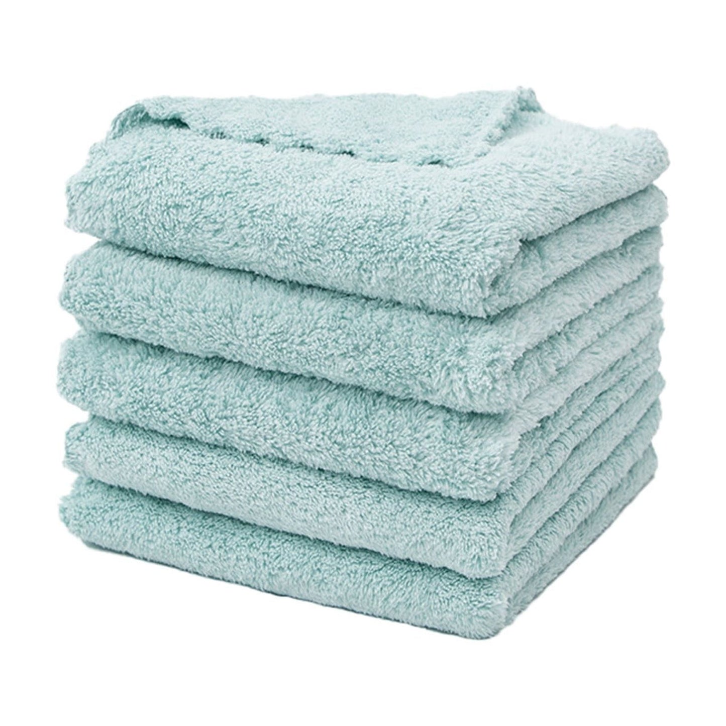 0.04lb Once for All Safe Food-Grade Items: Kitchen Cleaning Supplies! 1 Pack of Fiber Cleaning Cloth Available in 4 Colors (Green/White/Yellow/Black), Daily Home Products Kitchen Utensils Set Green