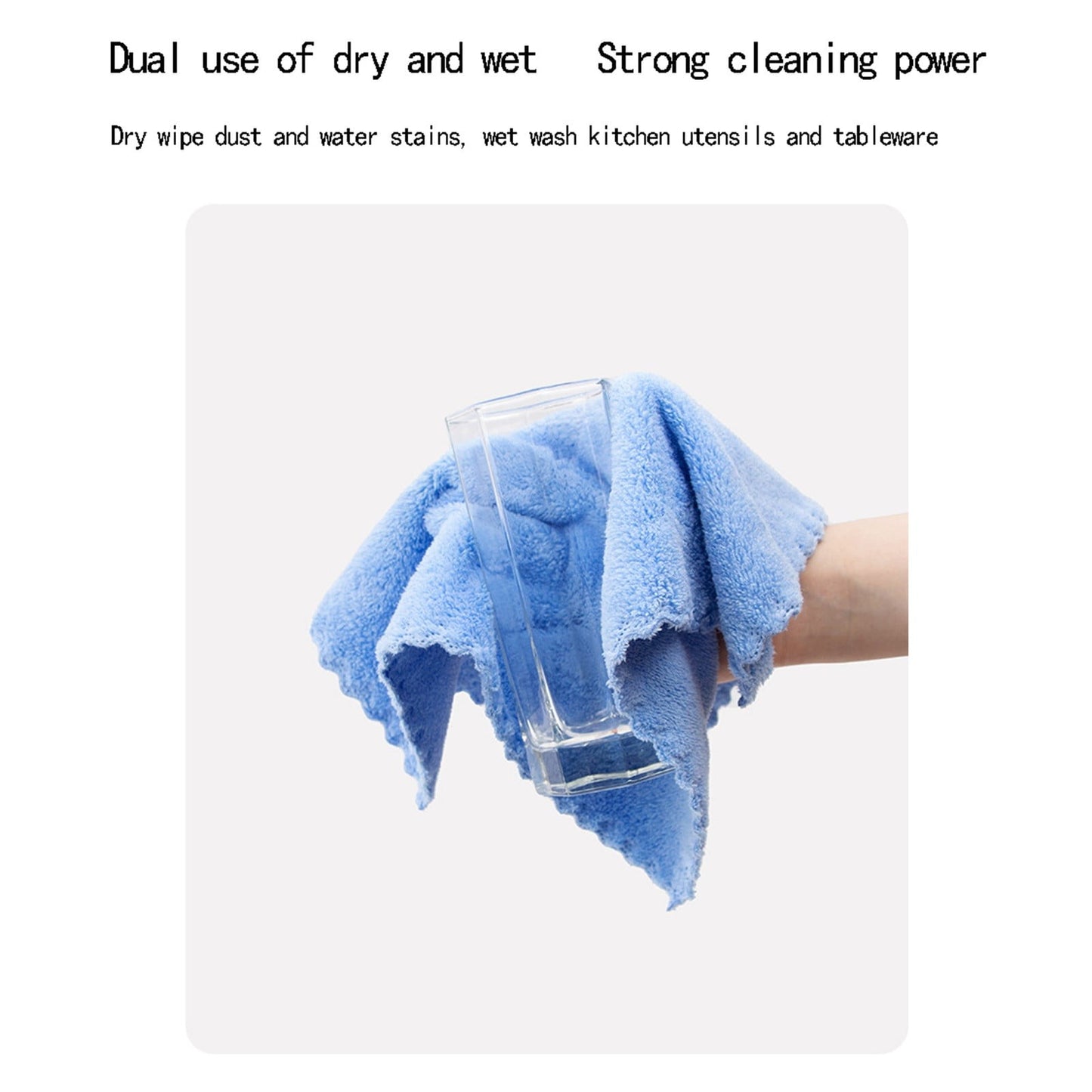 0.04lb Once for All Safe Food-Grade Items: Kitchen Cleaning Supplies! 1 Pack of Fiber Cleaning Cloth Available in 4 Colors (Green/White/Yellow/Black), Daily Home Products Kitchen Utensils Set Pink