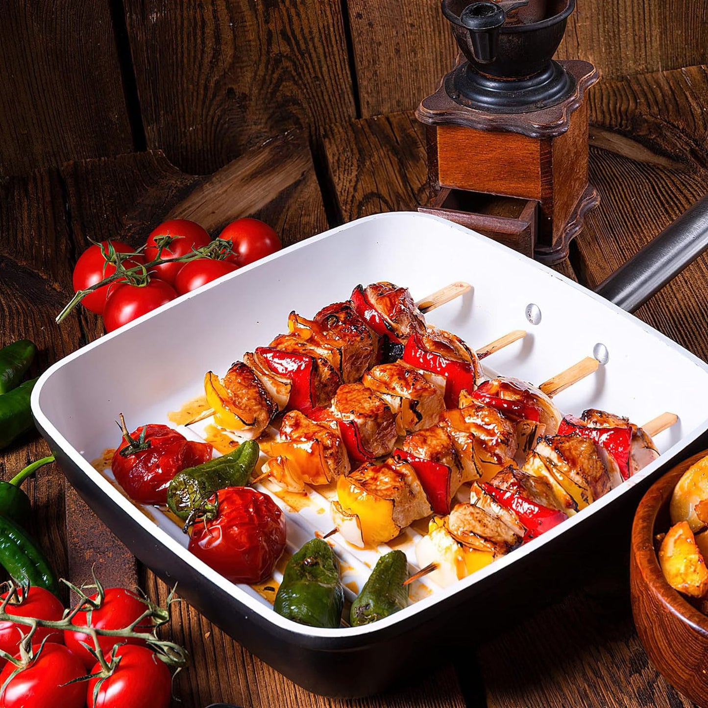 0.15lb Once for All Safe Food-Grade Items: Skewer! Skewers 100Pcs Food Toothpicks Wide Flat Wood Picks for Cocktail Fruit, Daily Home Products Kitchen Essentials Beige
