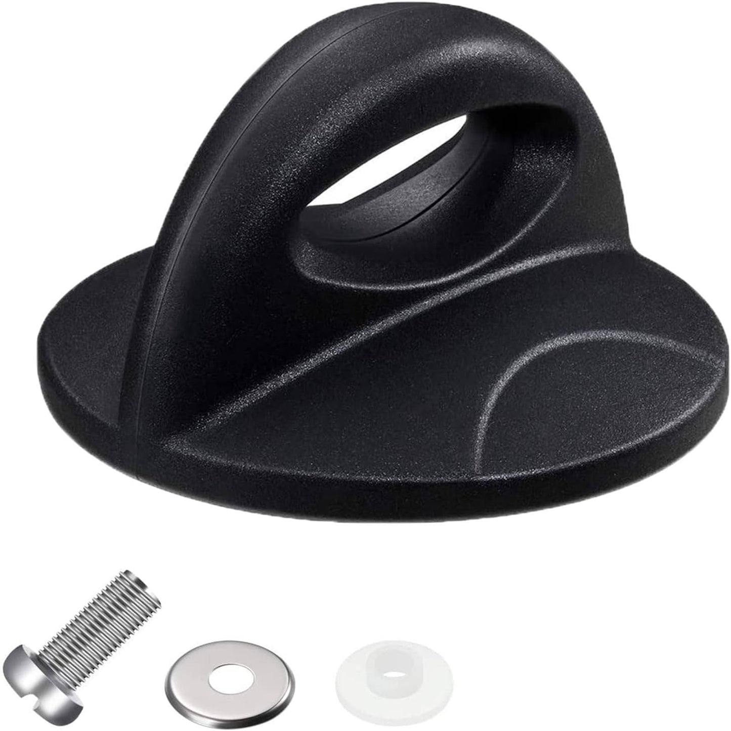 JWDX Pot Lid Handle Clearance, Kitchen Supplies, Pot Lid Replacement Knob for Rival Replacement Parts Pan Lid Hoding Handle Replacement Compatible with Kitchen Cookware Casserole Glass Saucepan Black