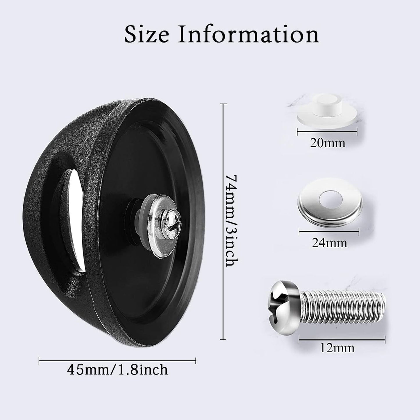 JWDX Pot Lid Handle Clearance, Kitchen Supplies, Pot Lid Replacement Knob for Rival Replacement Parts Pan Lid Hoding Handle Replacement Compatible with Kitchen Cookware Casserole Glass Saucepan Black