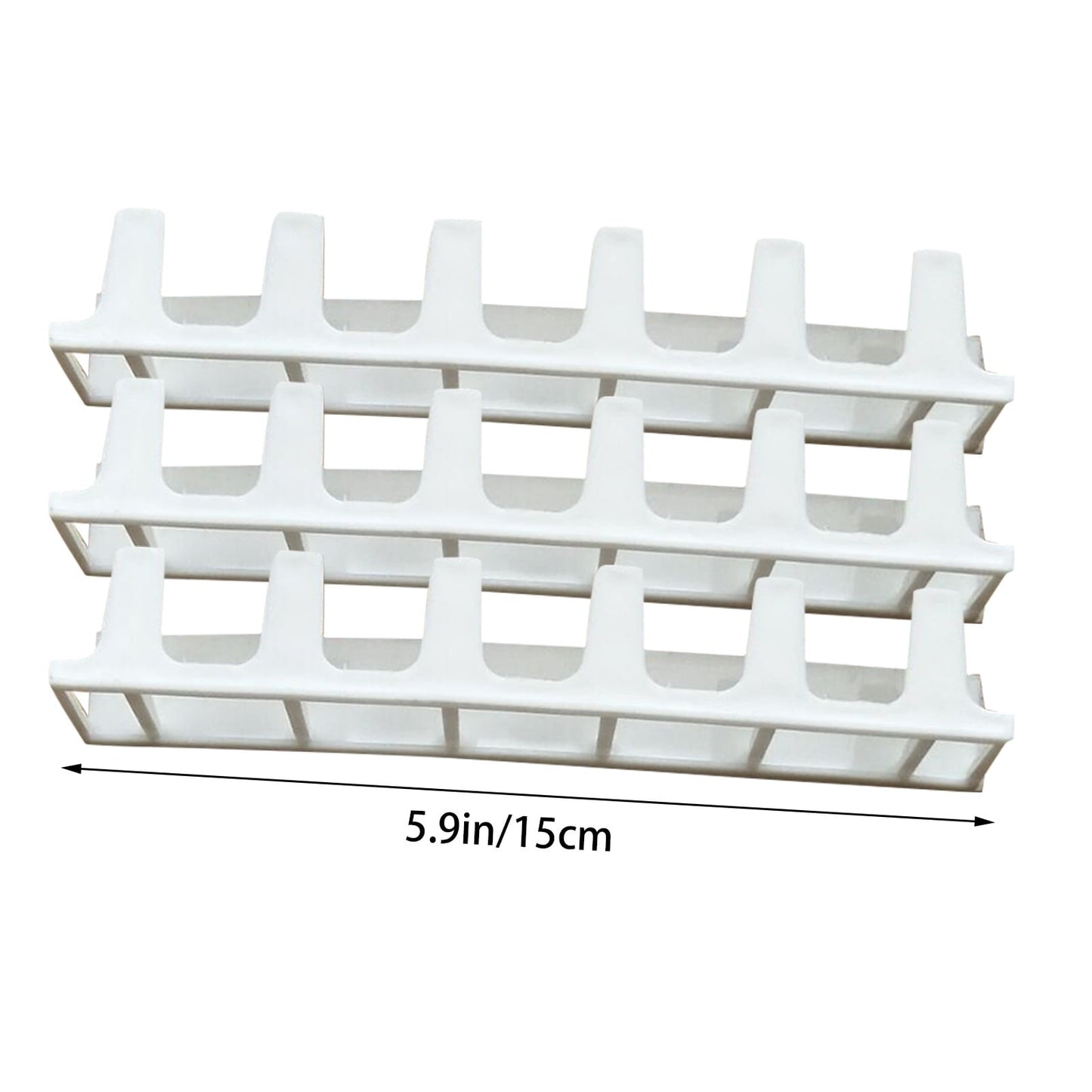 Adhesive Curtain Rod Hooks 9 in 1 Adhesive Paste Wall Hanging Storage Hooks Jewelry Display Organizer Necklace Hanger Newyear Arrival! White