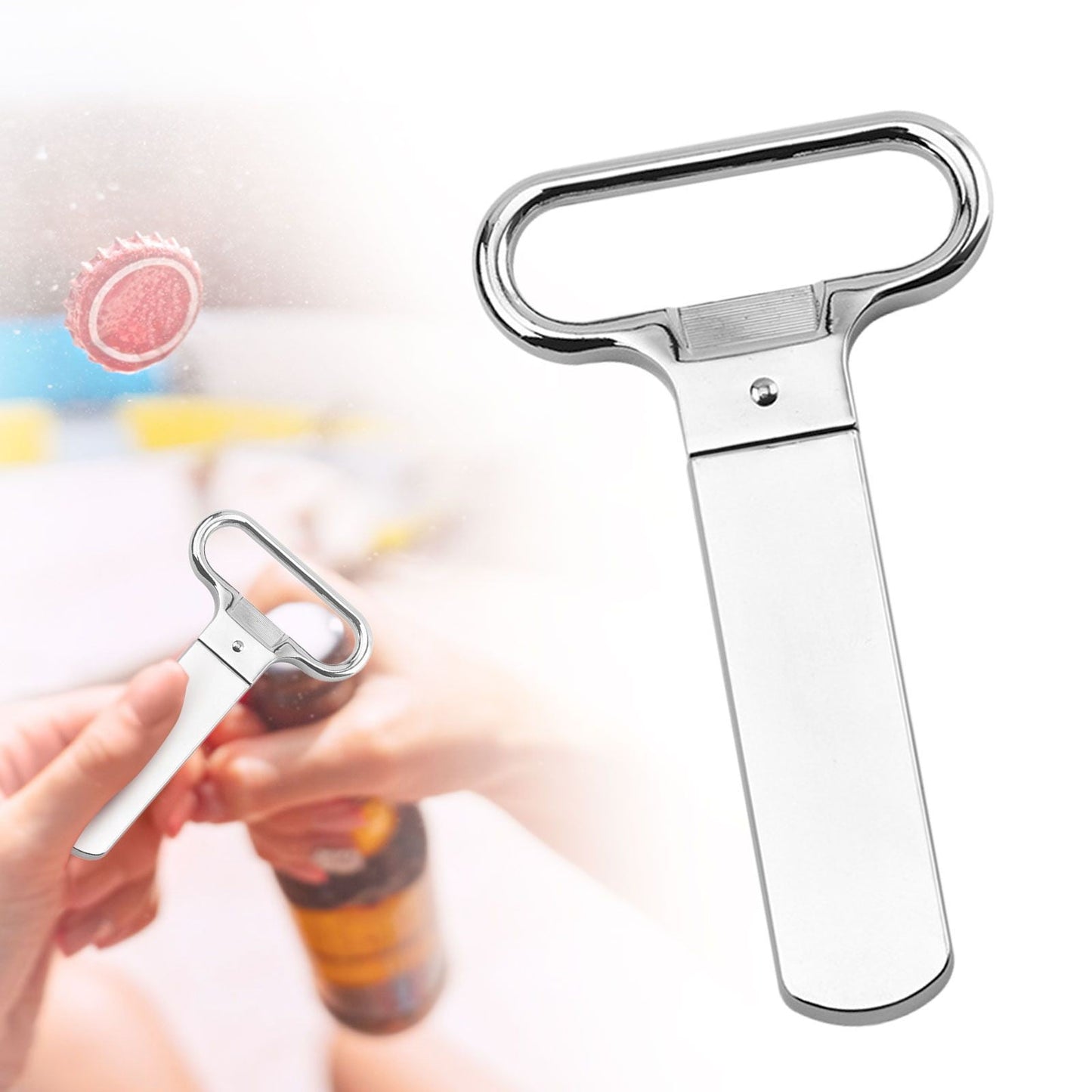 JWDX Can Openers, Portable Alloy Old Wine Bottle Opener, Kitchen Supplies Clearance, Bottle Openers Wine Cork Extractor Corkscrew Beer Corks Stainless Two Jaw Puller Used to Open Bottles A