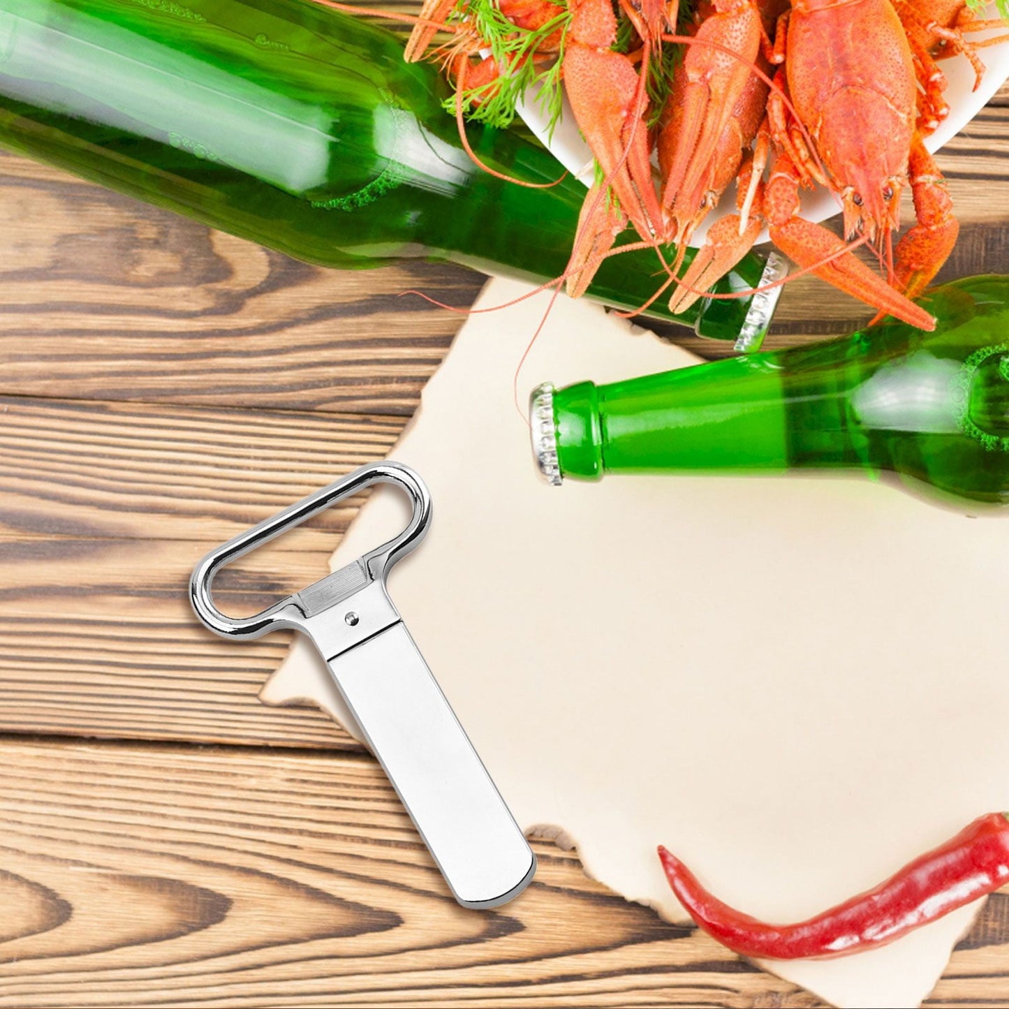 JWDX Can Openers, Portable Alloy Old Wine Bottle Opener, Kitchen Supplies Clearance, Bottle Openers Wine Cork Extractor Corkscrew Beer Corks Stainless Two Jaw Puller Used to Open Bottles A