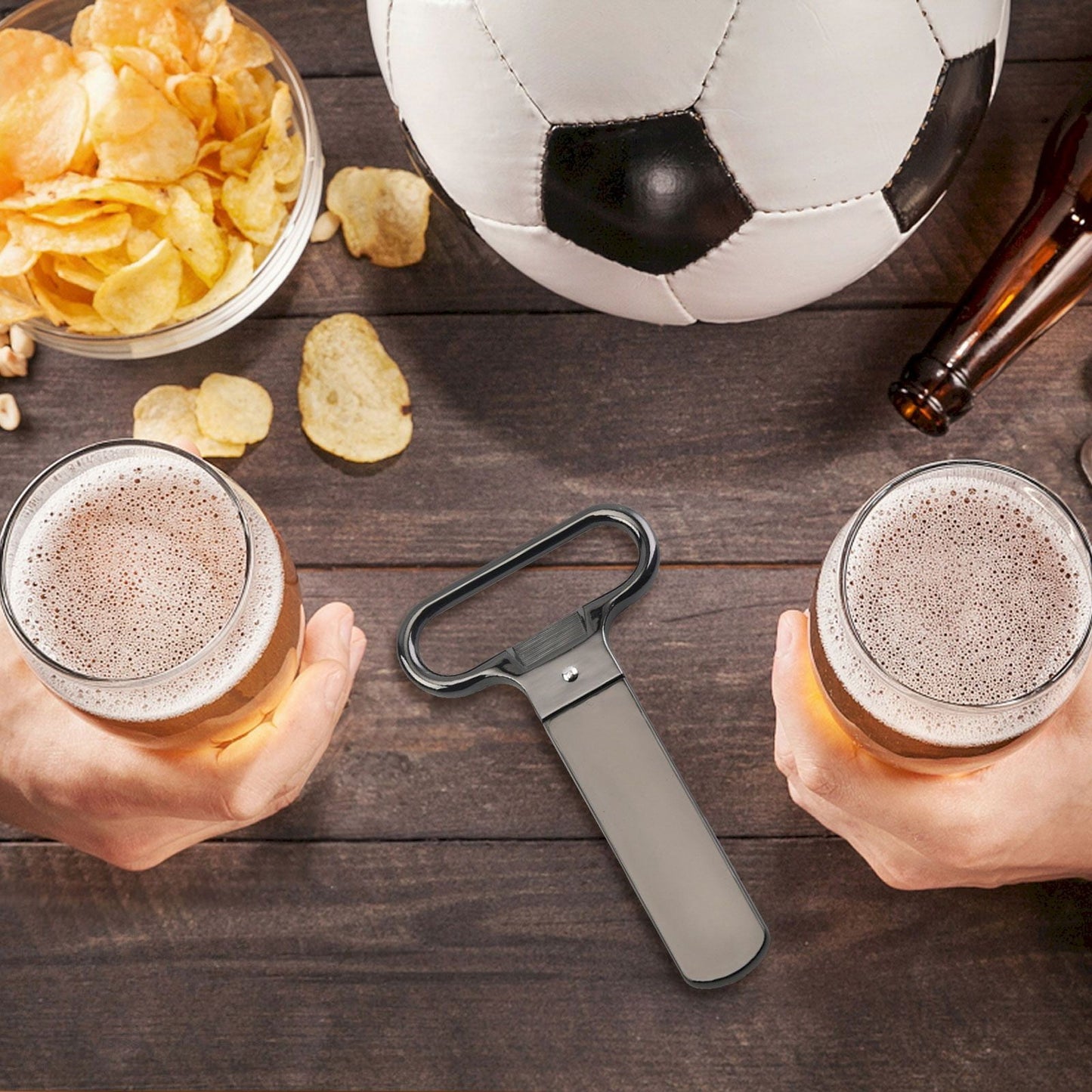 JWDX Can Openers, Portable Alloy Old Wine Bottle Opener, Kitchen Supplies Clearance, Bottle Openers Wine Cork Extractor Corkscrew Beer Corks Stainless Two Jaw Puller Used to Open Bottles C