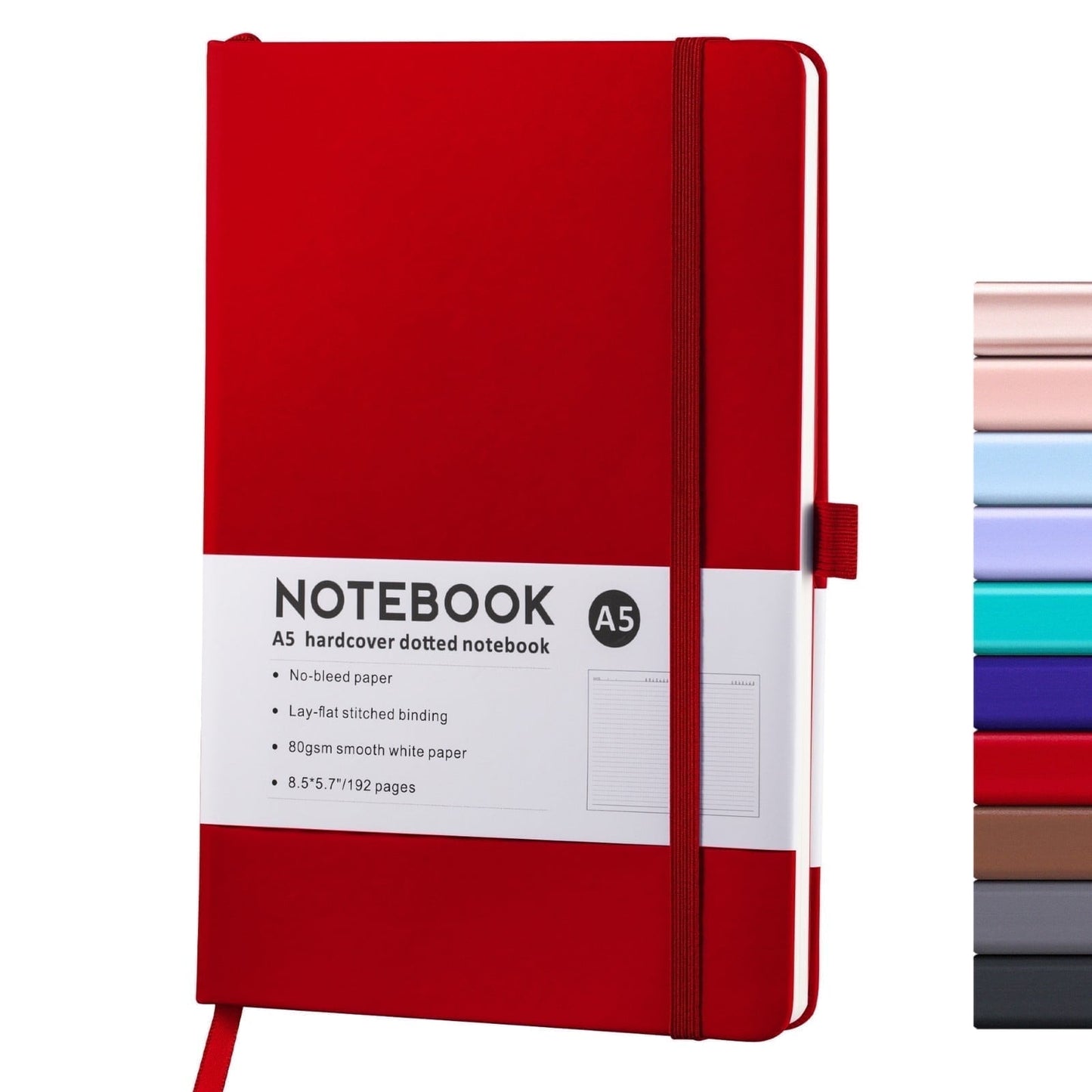 Blank Notebooks Lined Classic Pocket Notebook Journal [ Leather Hard Cover ][ 100 Gsm ] [ Ruled ] Premium Thick Paper with Inner Pocket 3.5 Newyear Arrival! A 1-A
