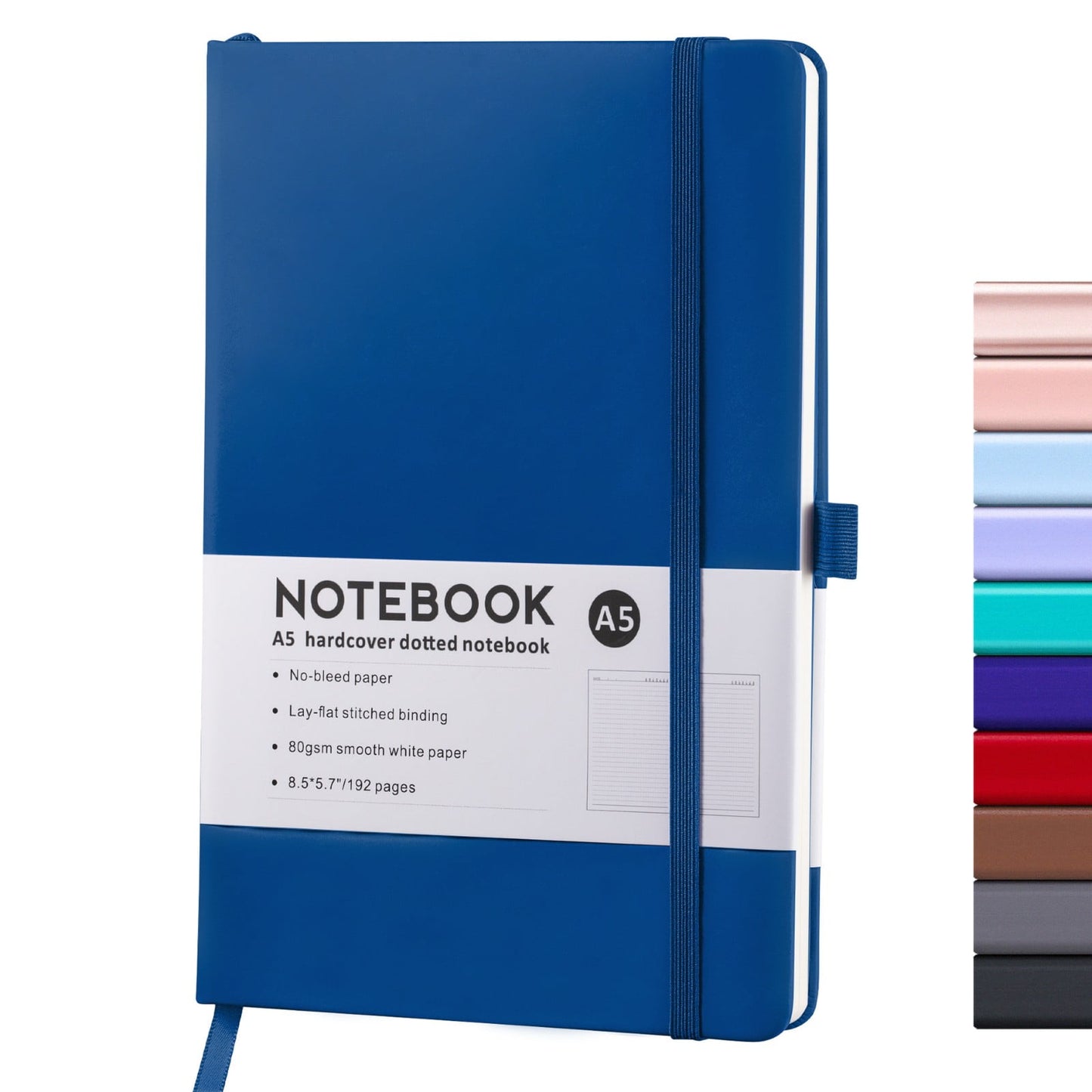 Blank Notebooks Lined Classic Pocket Notebook Journal [ Leather Hard Cover ][ 100 Gsm ] [ Ruled ] Premium Thick Paper with Inner Pocket 3.5 Newyear Arrival! A 1-A